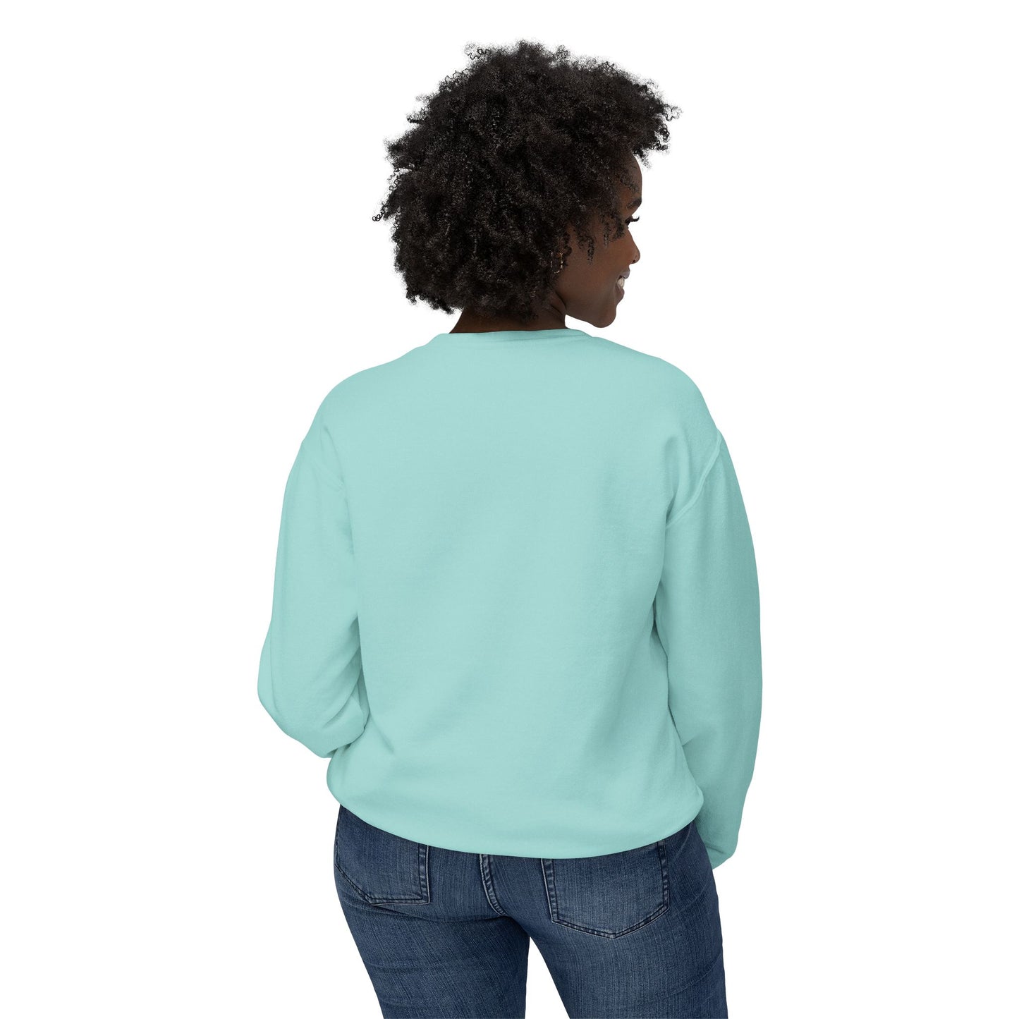 Bee's Knees Coffee, Teach, Repeat Unisex Lightweight Crewneck Sweatshirt
