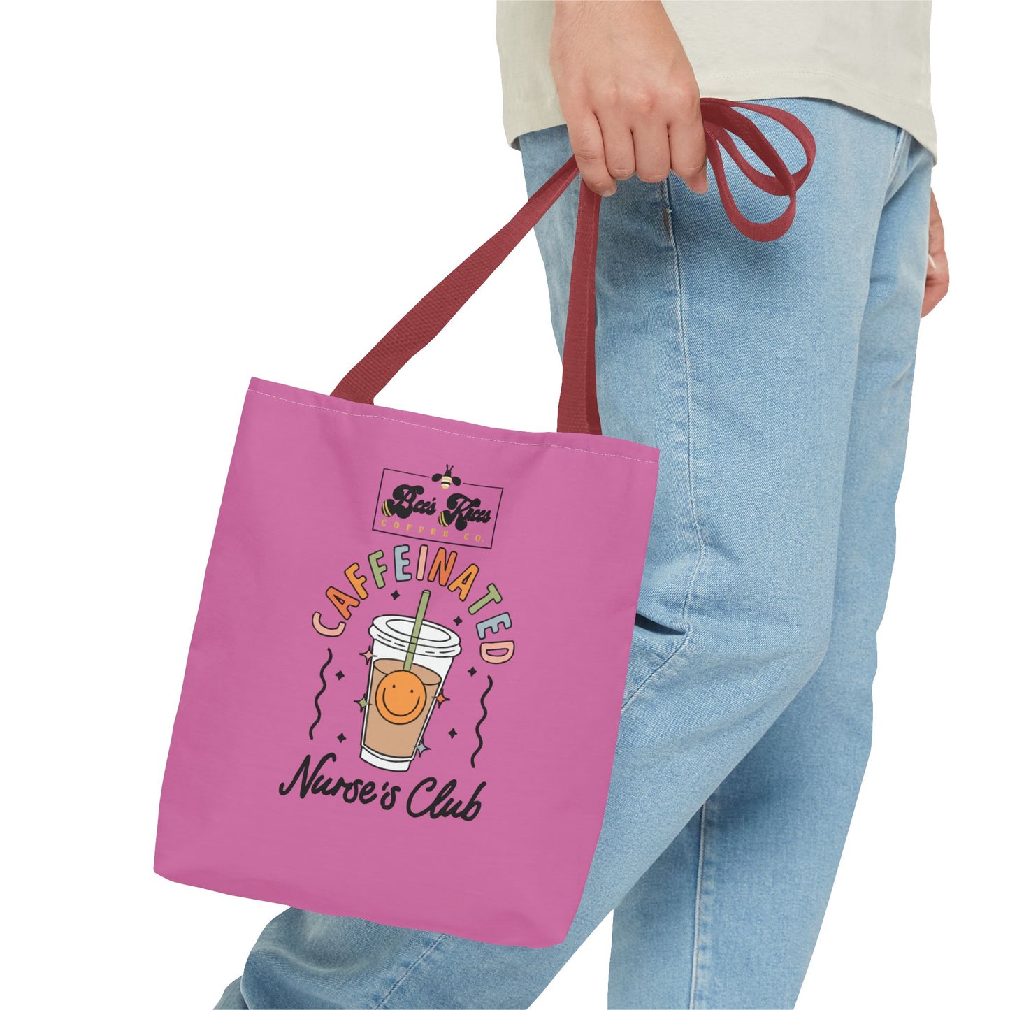 Caffeinated Nurse Club/Bee's Knees Tote Bag (AOP)