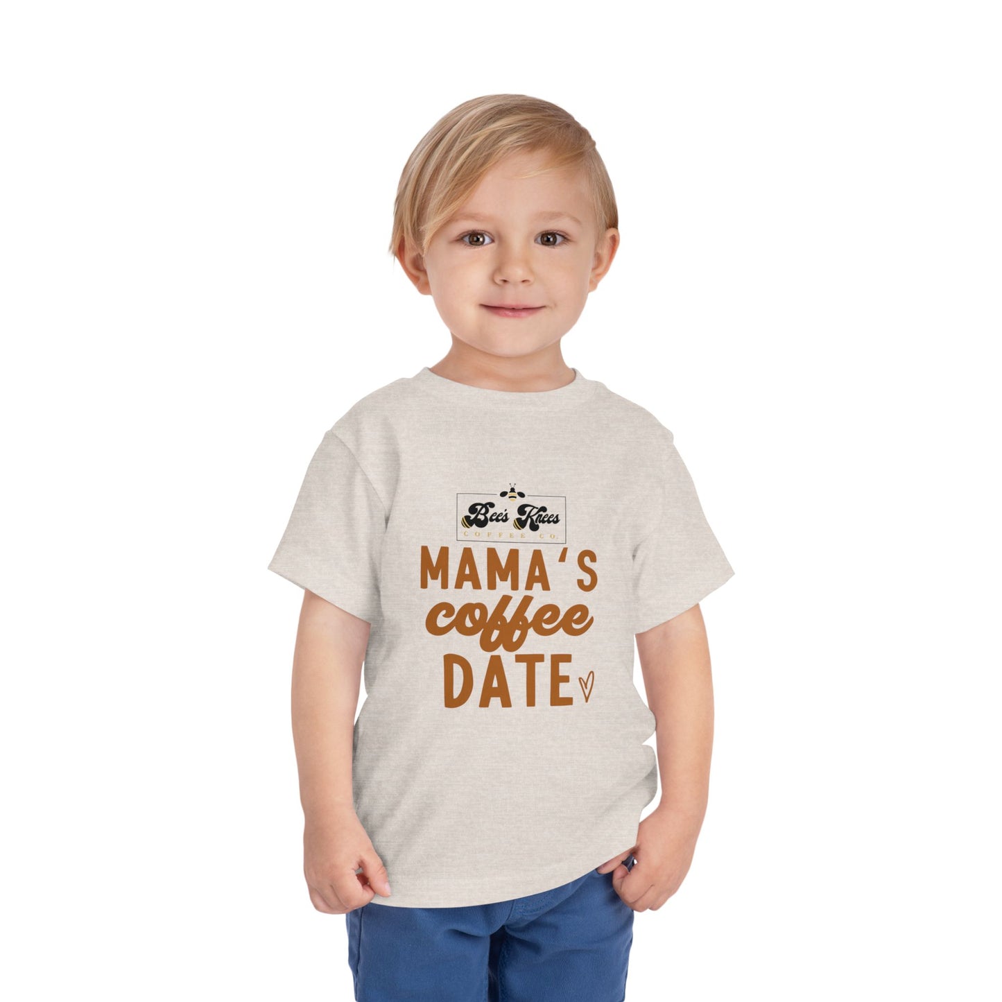 Mama's Bee's Knees Coffee Date Toddler Short Sleeve Tee