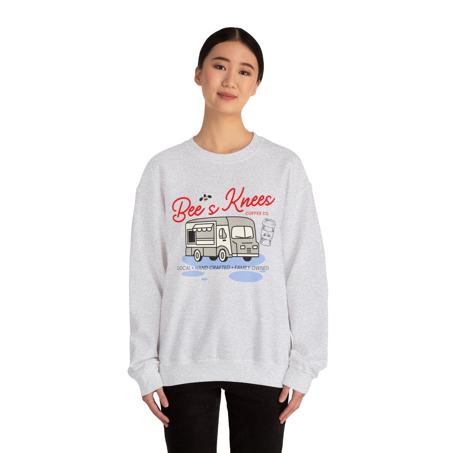 Bee's Knees Truck Unisex Heavy Blend™ Crewneck Sweatshirt