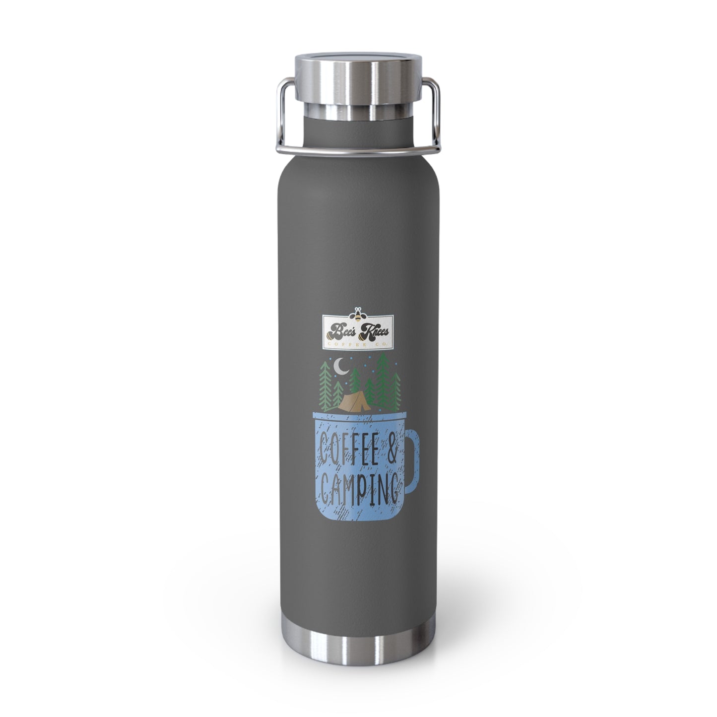 Bee's Knees/Camping Copper Vacuum Insulated Bottle, 22oz