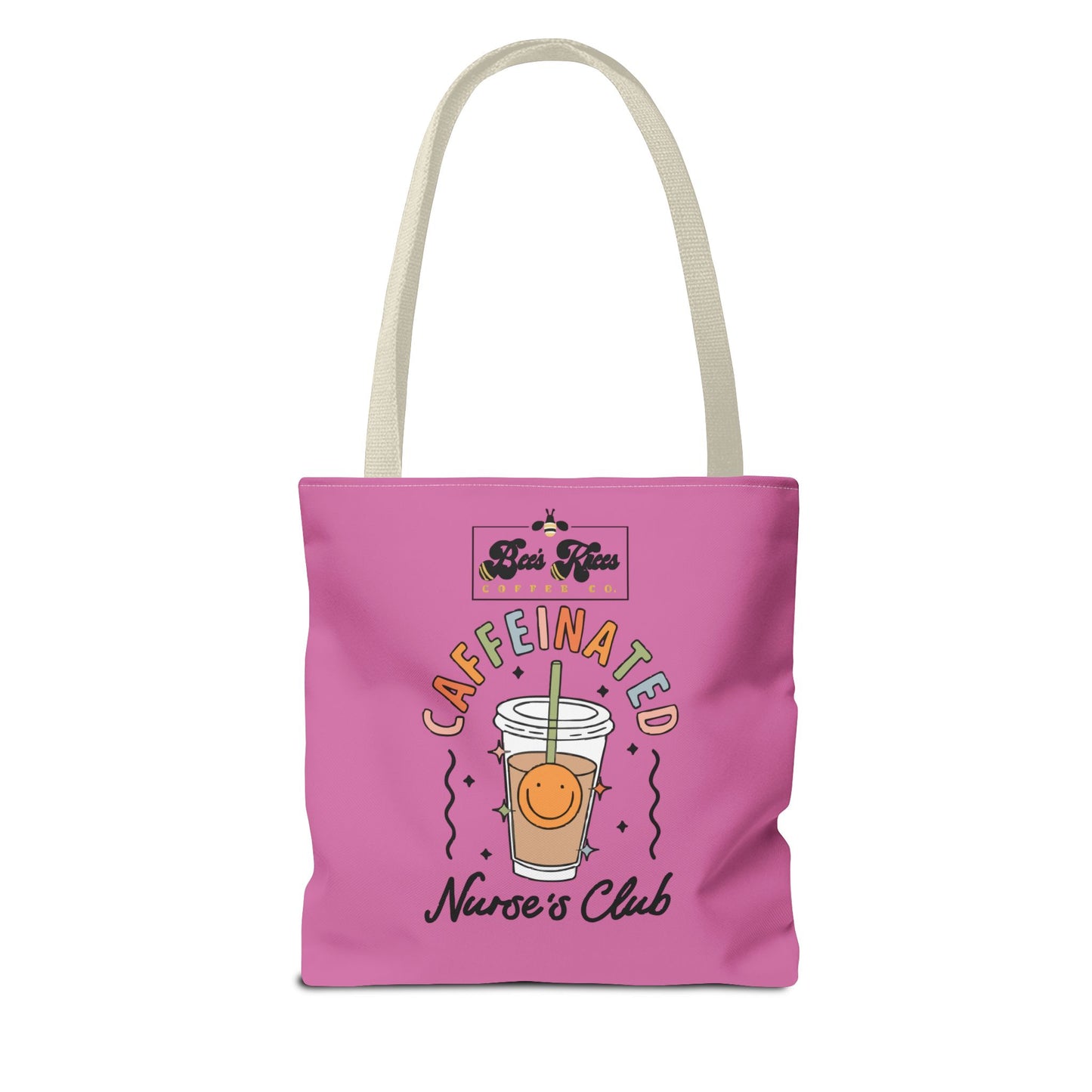 Caffeinated Nurse Club/Bee's Knees Tote Bag (AOP)