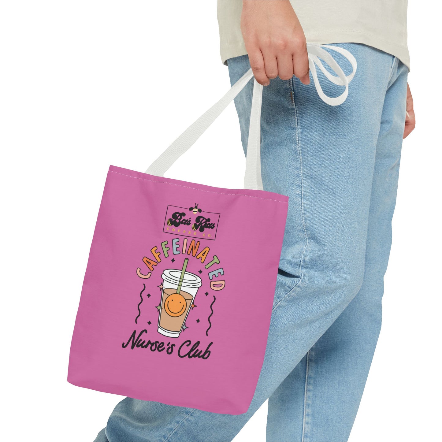 Caffeinated Nurse Club/Bee's Knees Tote Bag (AOP)