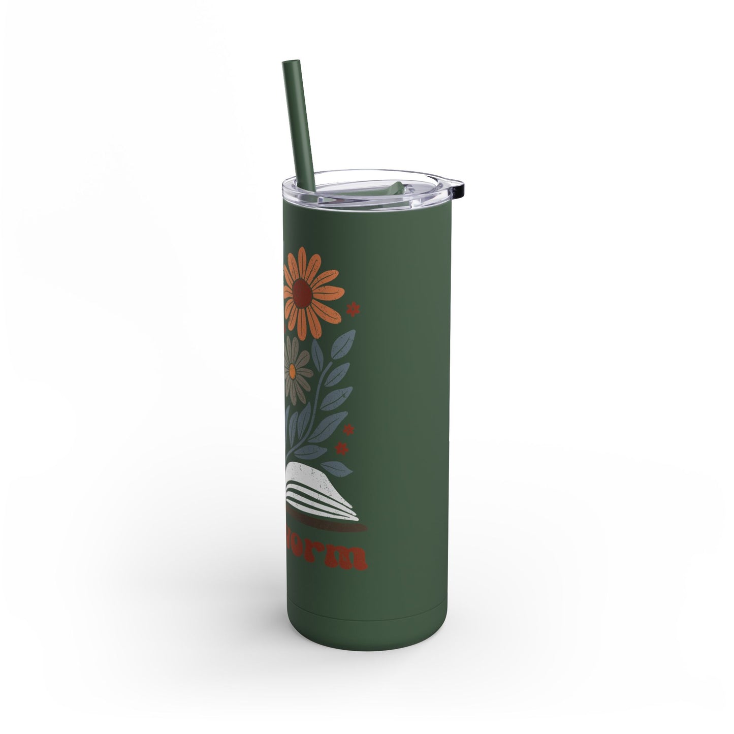 Bookworm Maars Maker Skinny Matte Tumbler, 20oz