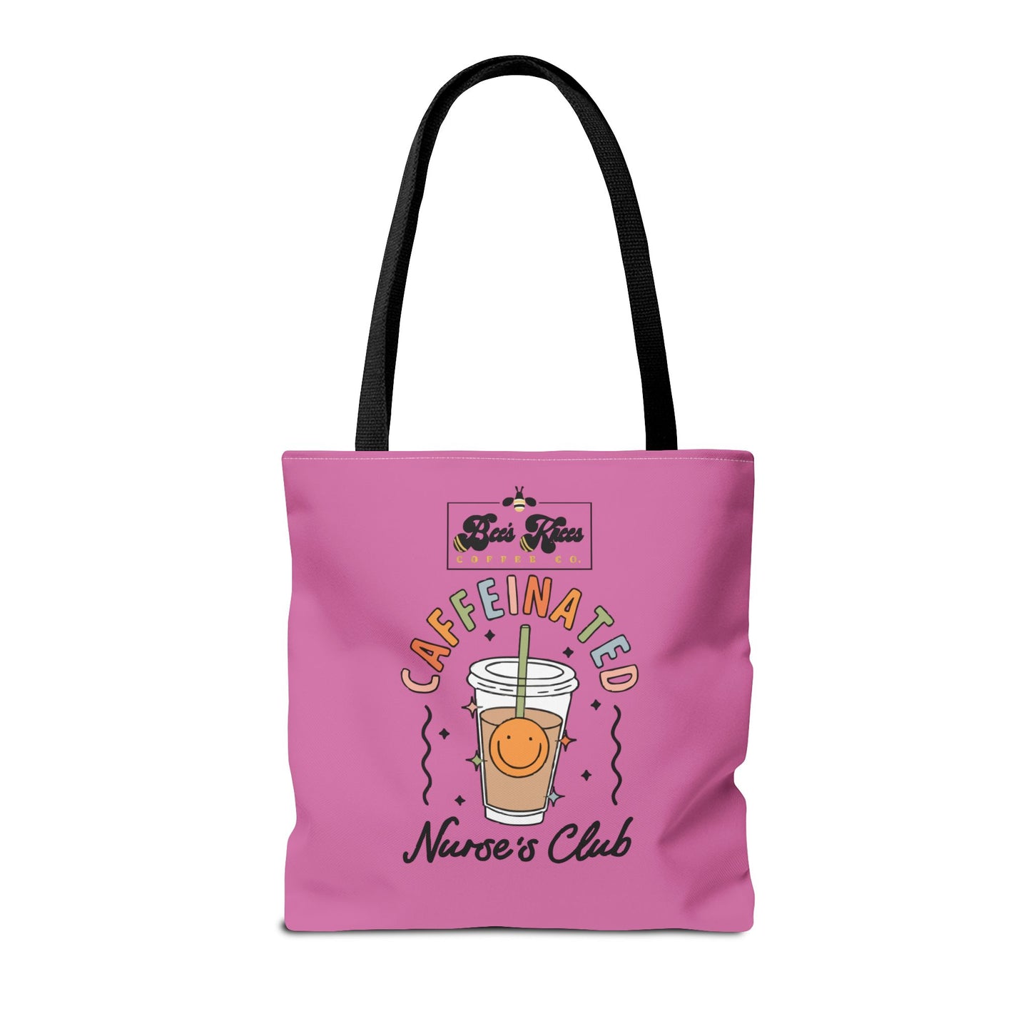 Caffeinated Nurse Club/Bee's Knees Tote Bag (AOP)