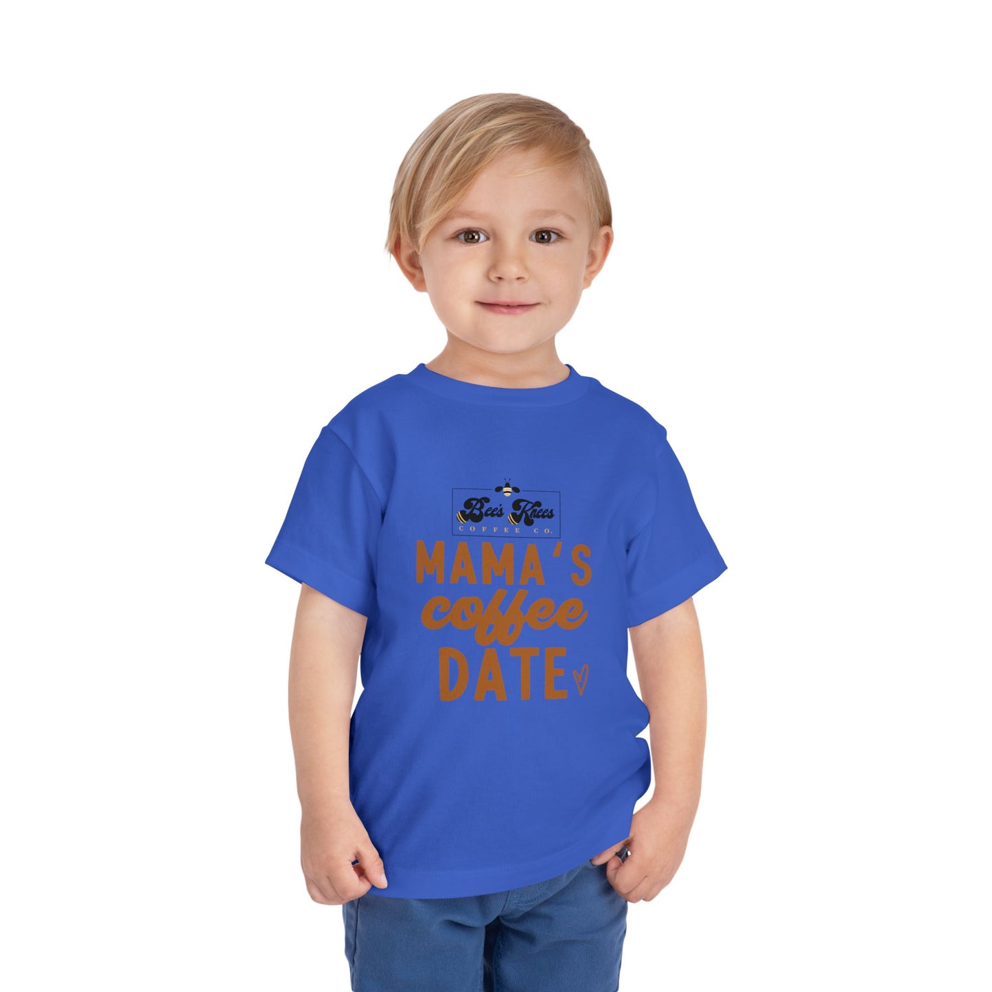 Mama's Bee's Knees Coffee Date Toddler Short Sleeve Tee