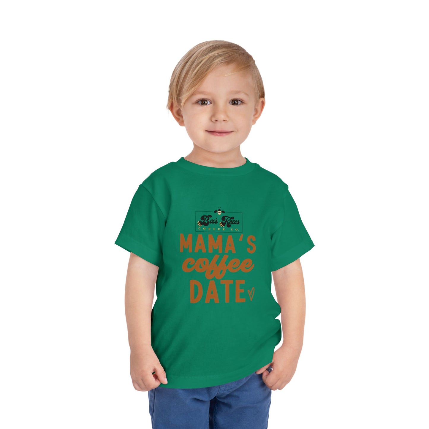 Mama's Bee's Knees Coffee Date Toddler Short Sleeve Tee