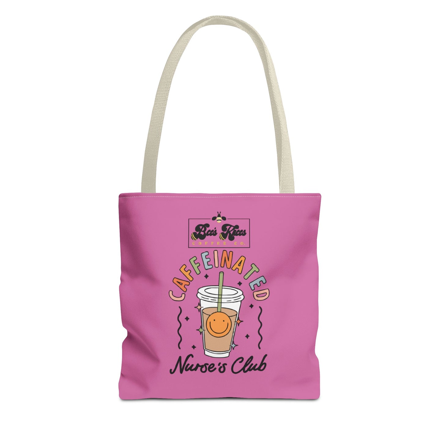 Caffeinated Nurse Club/Bee's Knees Tote Bag (AOP)