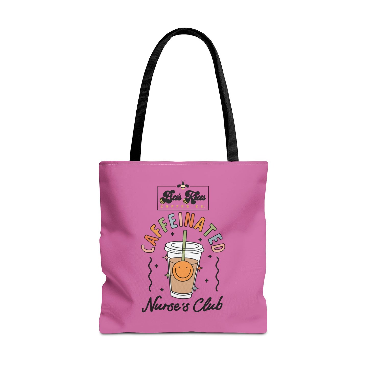Caffeinated Nurse Club/Bee's Knees Tote Bag (AOP)