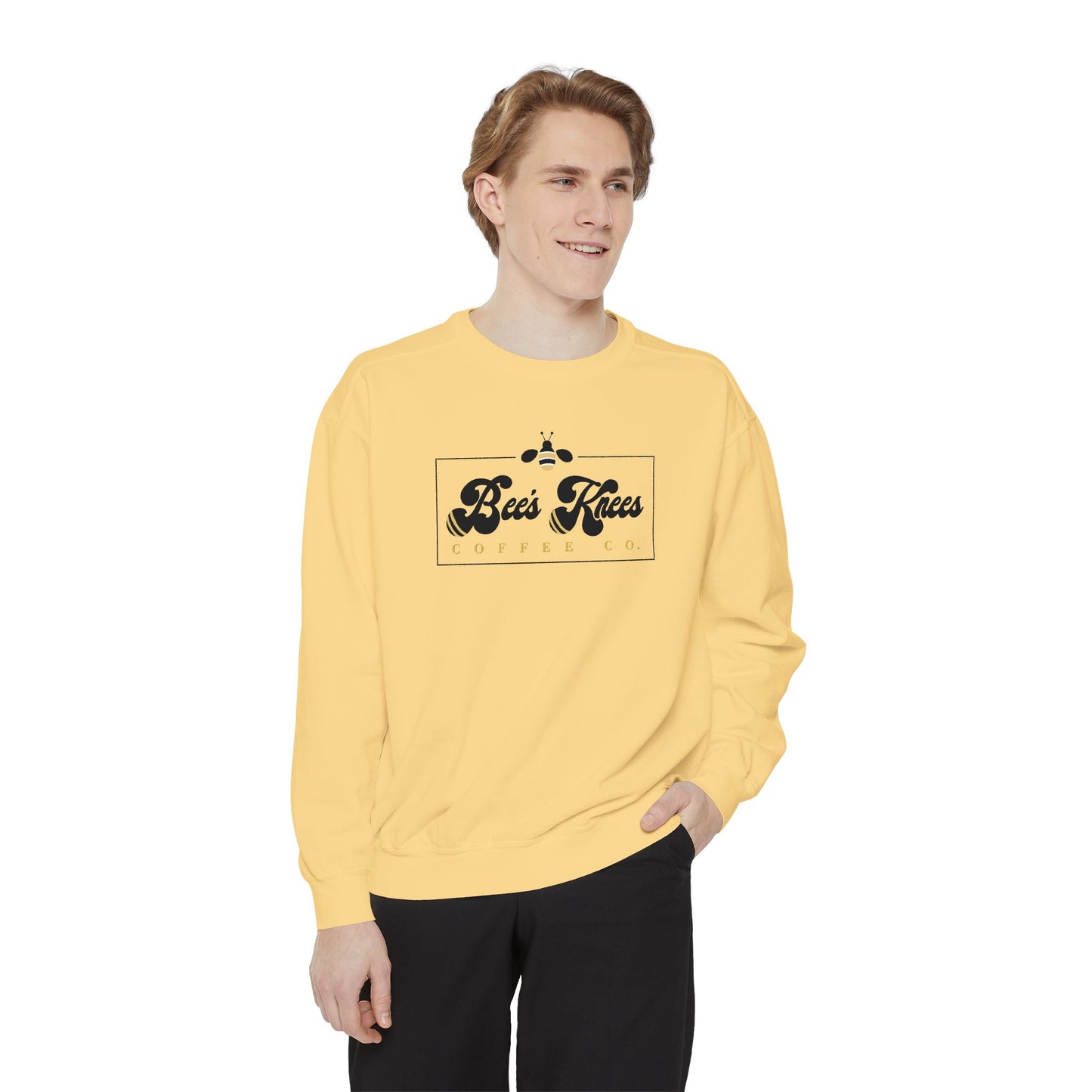Bee's Knees logo Unisex Garment-Dyed Sweatshirt
