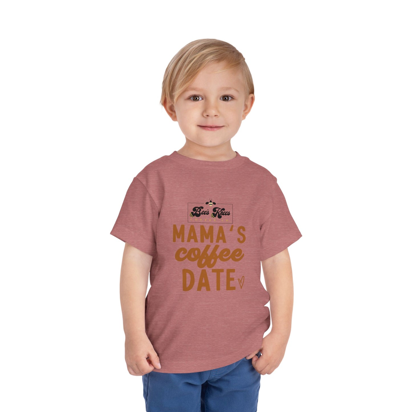 Mama's Bee's Knees Coffee Date Toddler Short Sleeve Tee