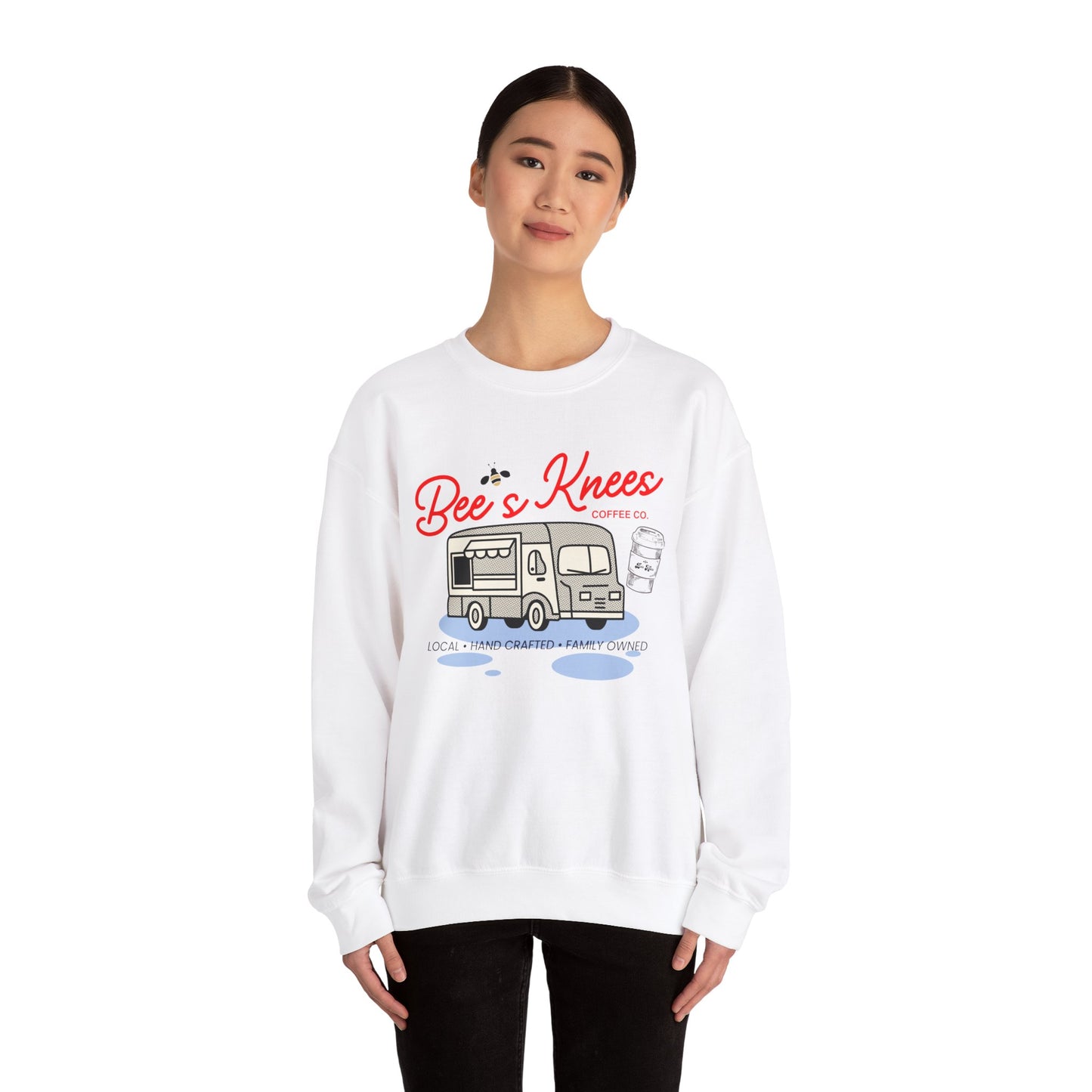 Bee's Knees Truck Unisex Heavy Blend™ Crewneck Sweatshirt
