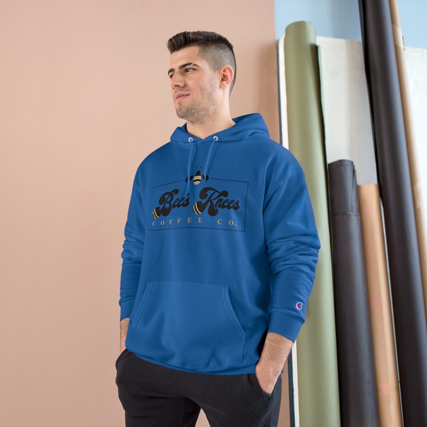 Big Bee's Knees Logo Champion Hoodie