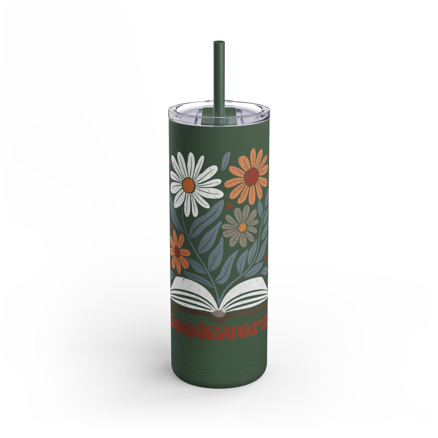Bookworm Maars Maker Skinny Matte Tumbler, 20oz