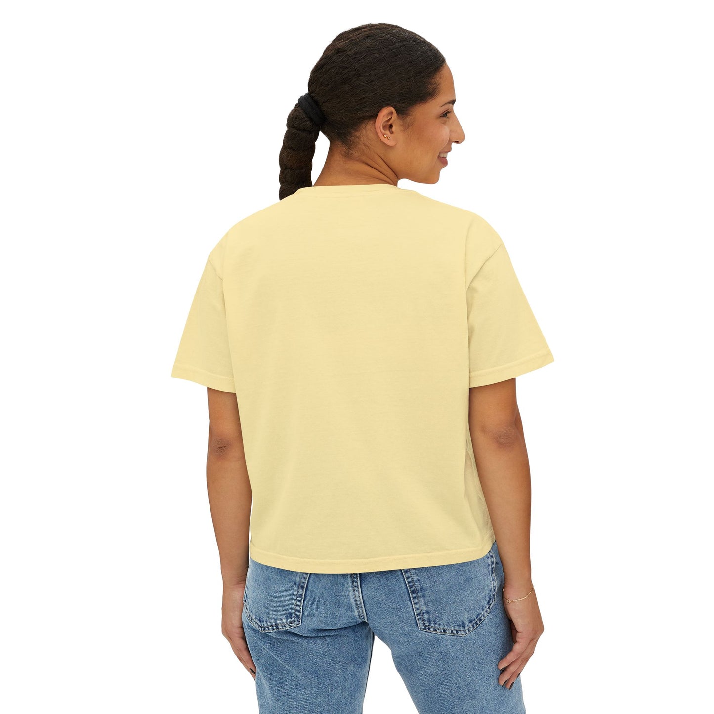 I Love Bees Knees Coffee Co. Women's Boxy Tee - Cute Casual Top for Coffee Lovers
