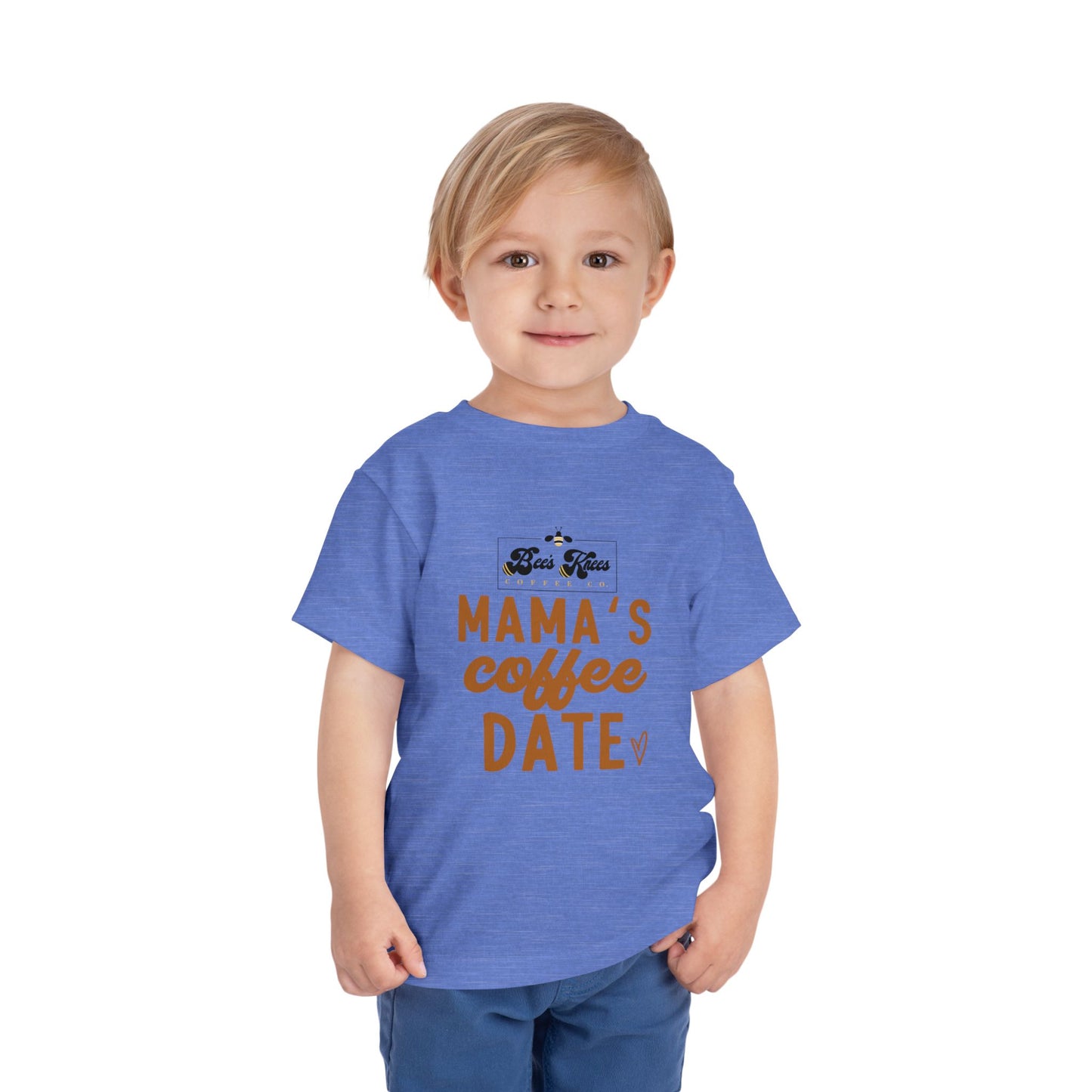 Mama's Bee's Knees Coffee Date Toddler Short Sleeve Tee