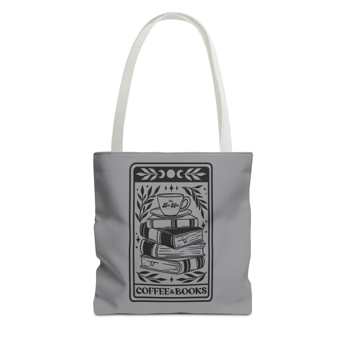 Bee's Knees Coffee & Books Tote Bag (AOP)