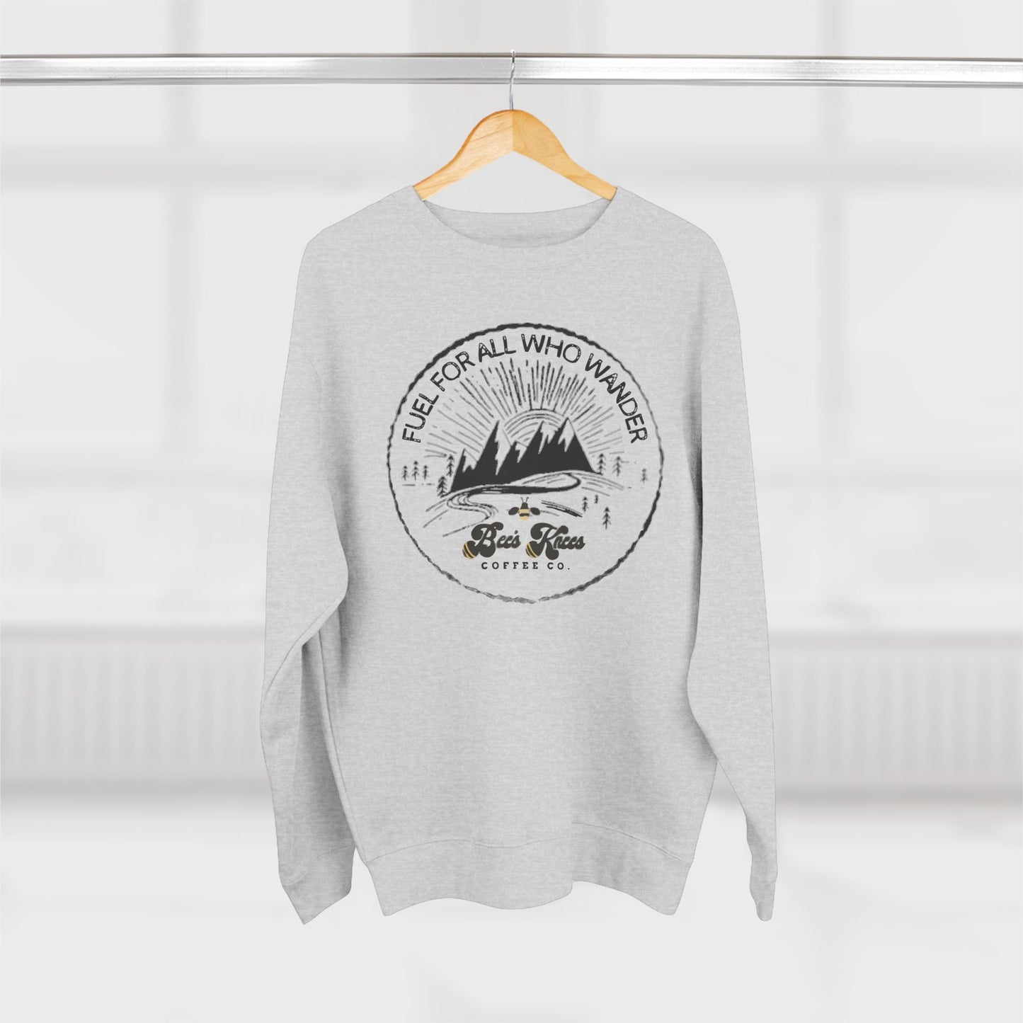 Fuel For All Who Wander/Bee's Knees Unisex Crewneck Sweatshirt