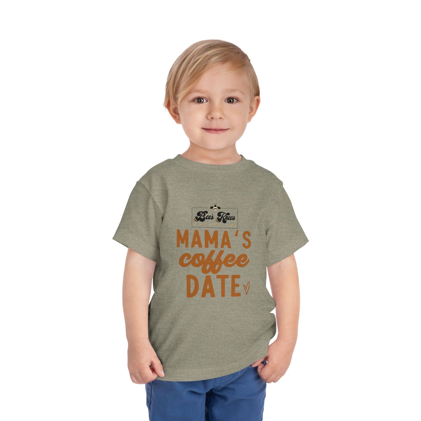 Mama's Bee's Knees Coffee Date Toddler Short Sleeve Tee