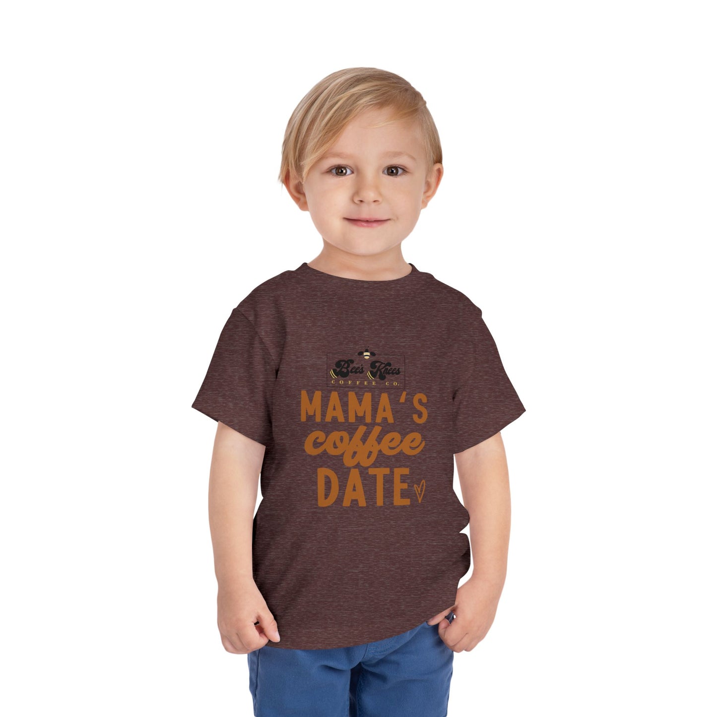 Mama's Bee's Knees Coffee Date Toddler Short Sleeve Tee