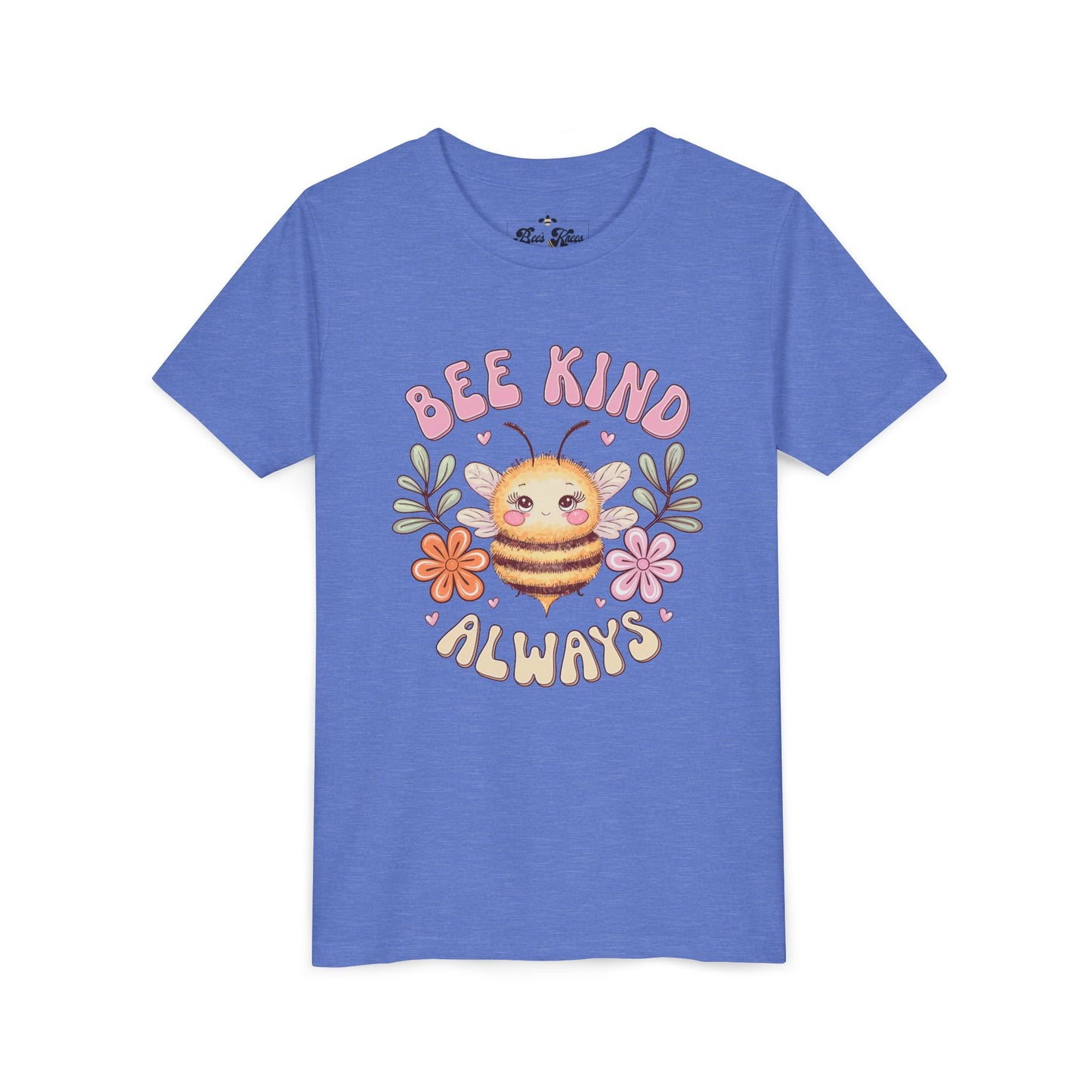 Bee Kind Always Youth Short Sleeve Tee - Positive Vibe Kids T-Shirt