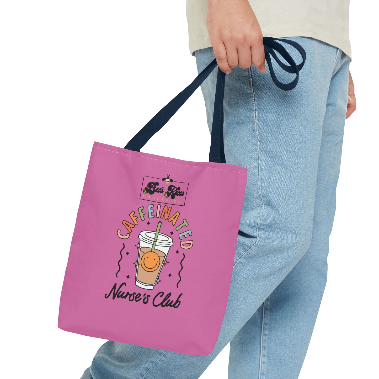 Caffeinated Nurse Club/Bee's Knees Tote Bag (AOP)
