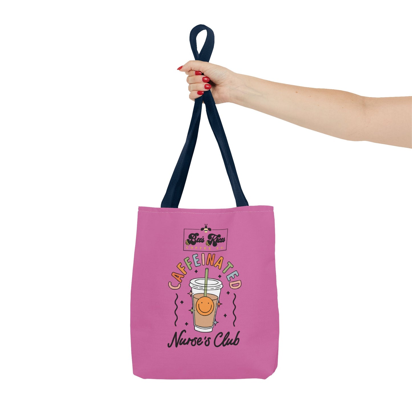 Caffeinated Nurse Club/Bee's Knees Tote Bag (AOP)
