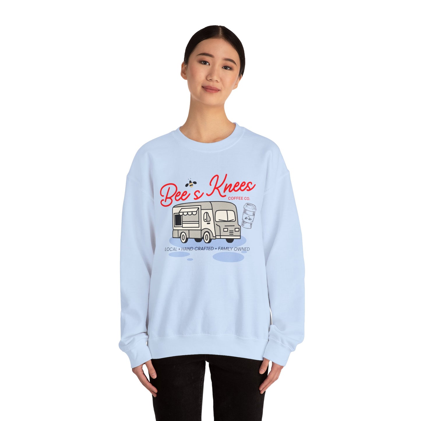 Bee's Knees Truck Unisex Heavy Blend™ Crewneck Sweatshirt