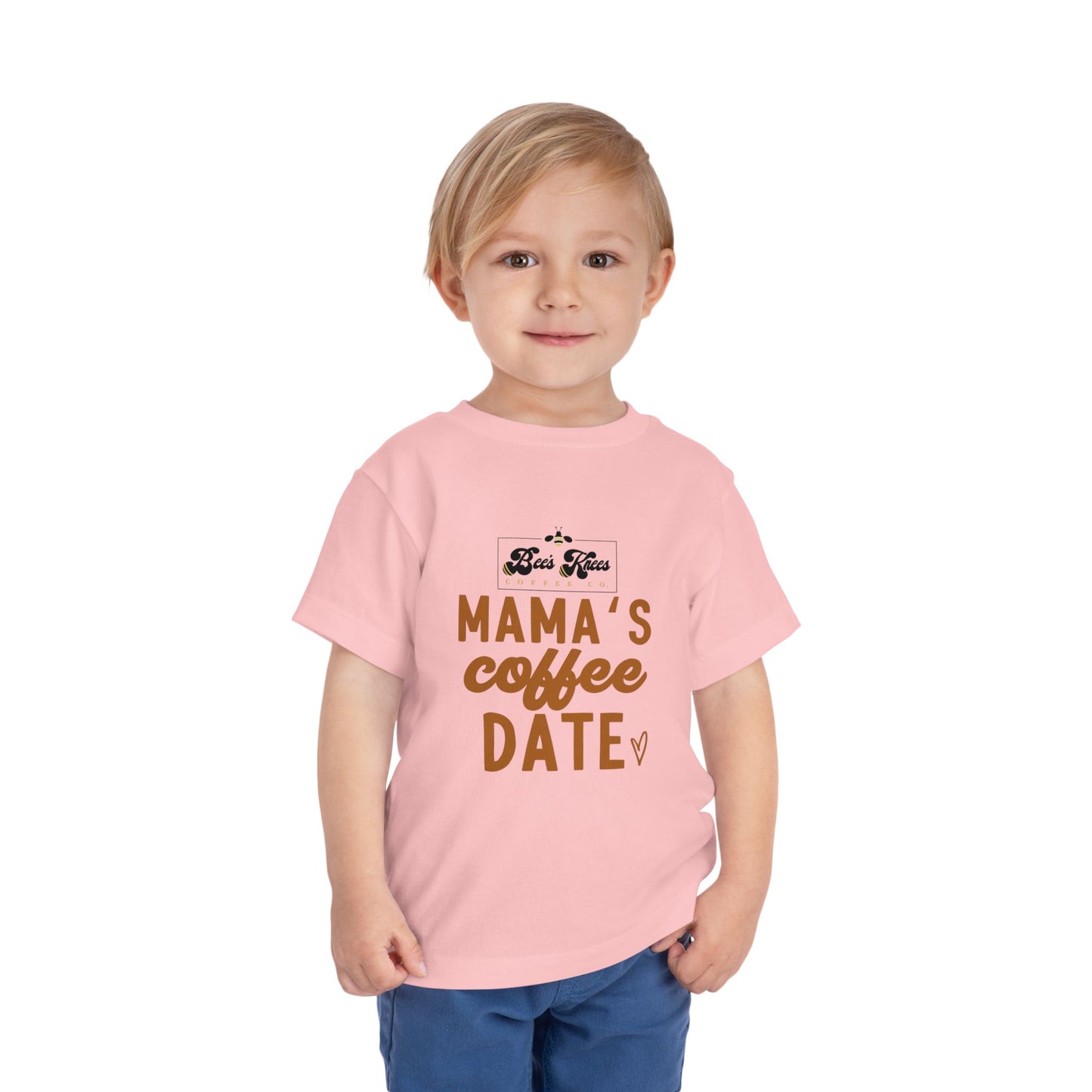 Mama's Bee's Knees Coffee Date Toddler Short Sleeve Tee