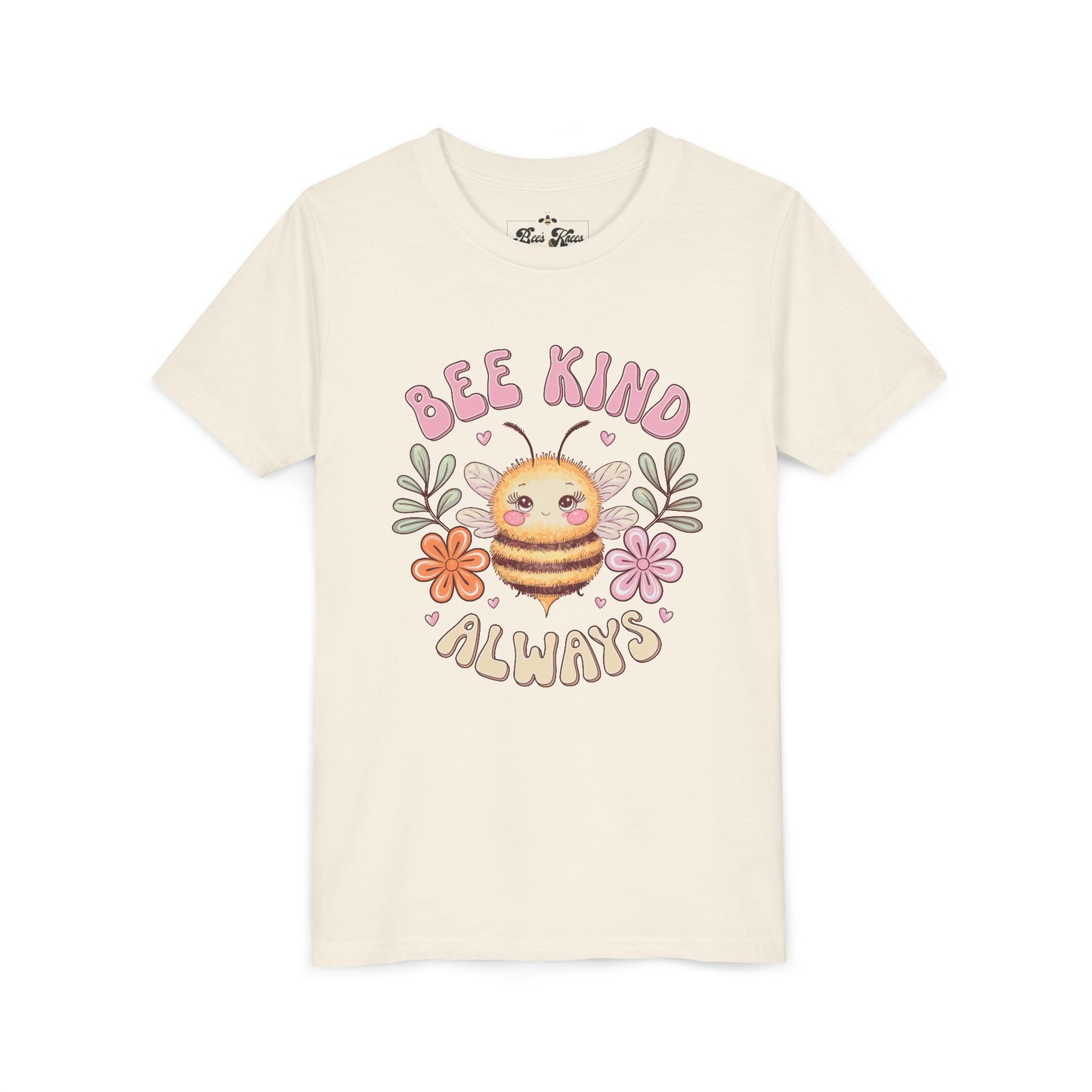 Bee Kind Always Youth Short Sleeve Tee - Positive Vibe Kids T-Shirt