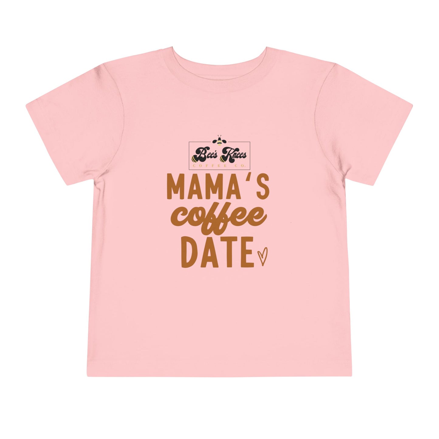 Mama's Bee's Knees Coffee Date Toddler Short Sleeve Tee