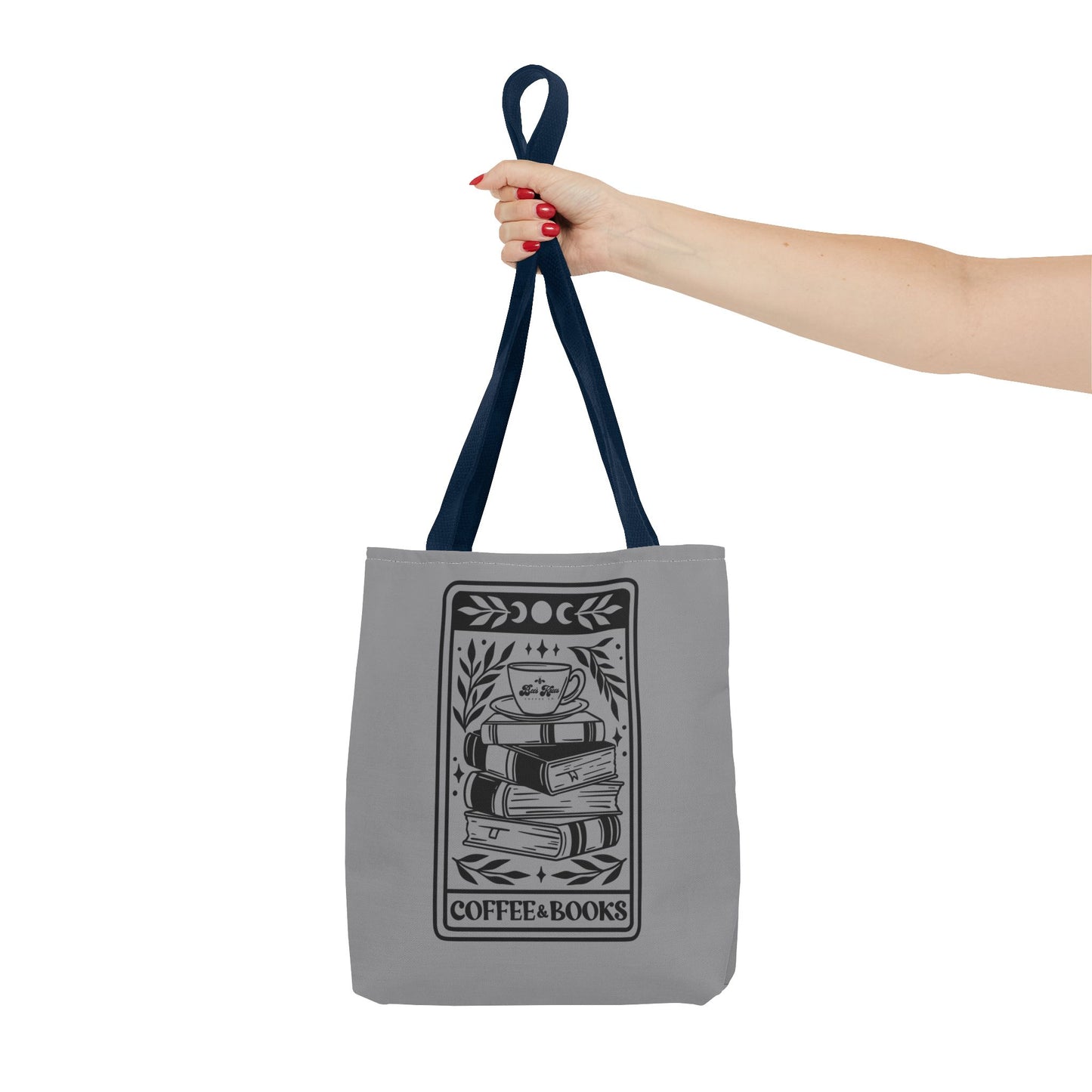 Bee's Knees Coffee & Books Tote Bag (AOP)
