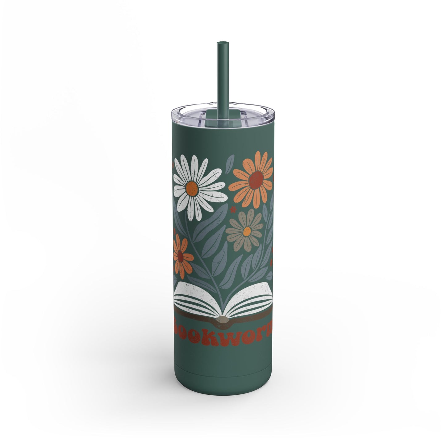 Bookworm Maars Maker Skinny Matte Tumbler, 20oz