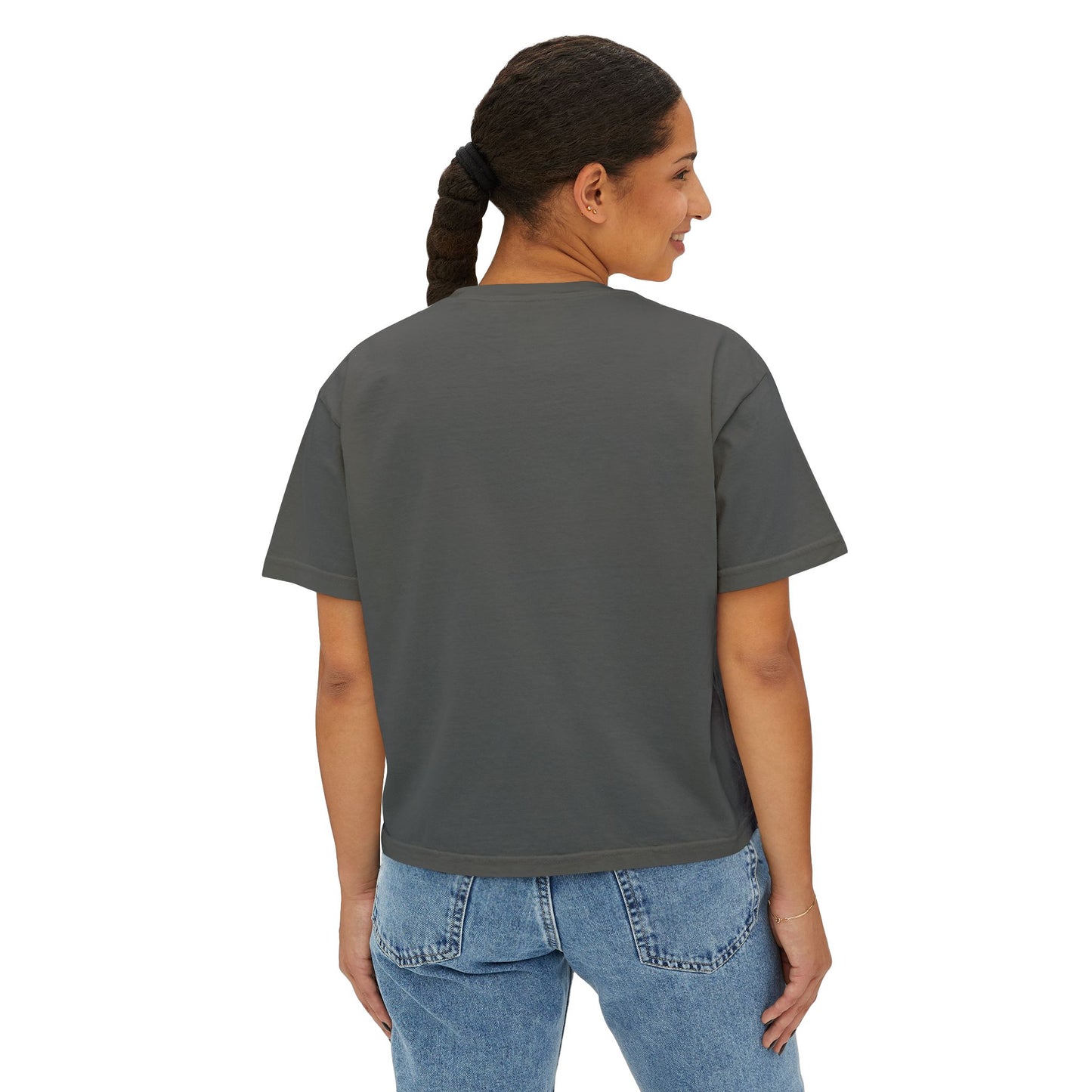 I Love Bees Knees Coffee Co. Women's Boxy Tee - Cute Casual Top for Coffee Lovers