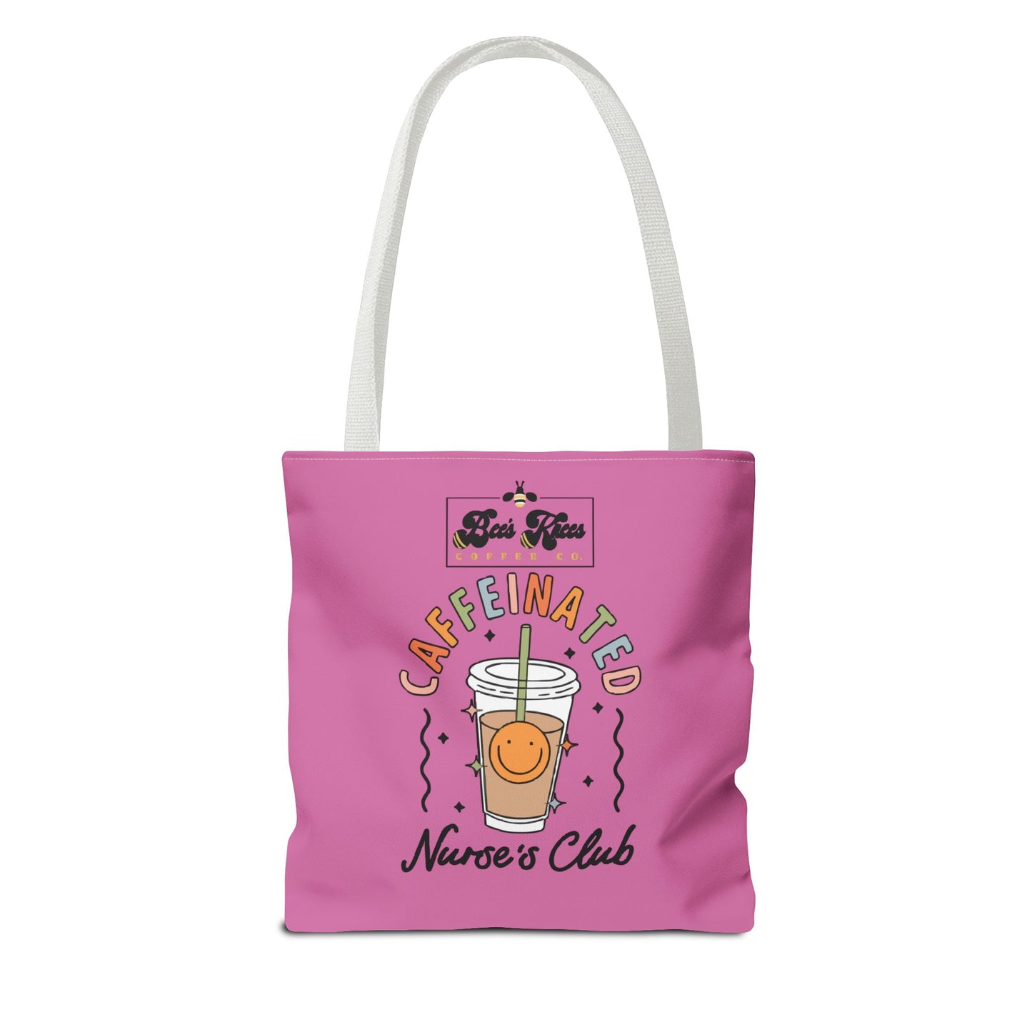 Caffeinated Nurse Club/Bee's Knees Tote Bag (AOP)