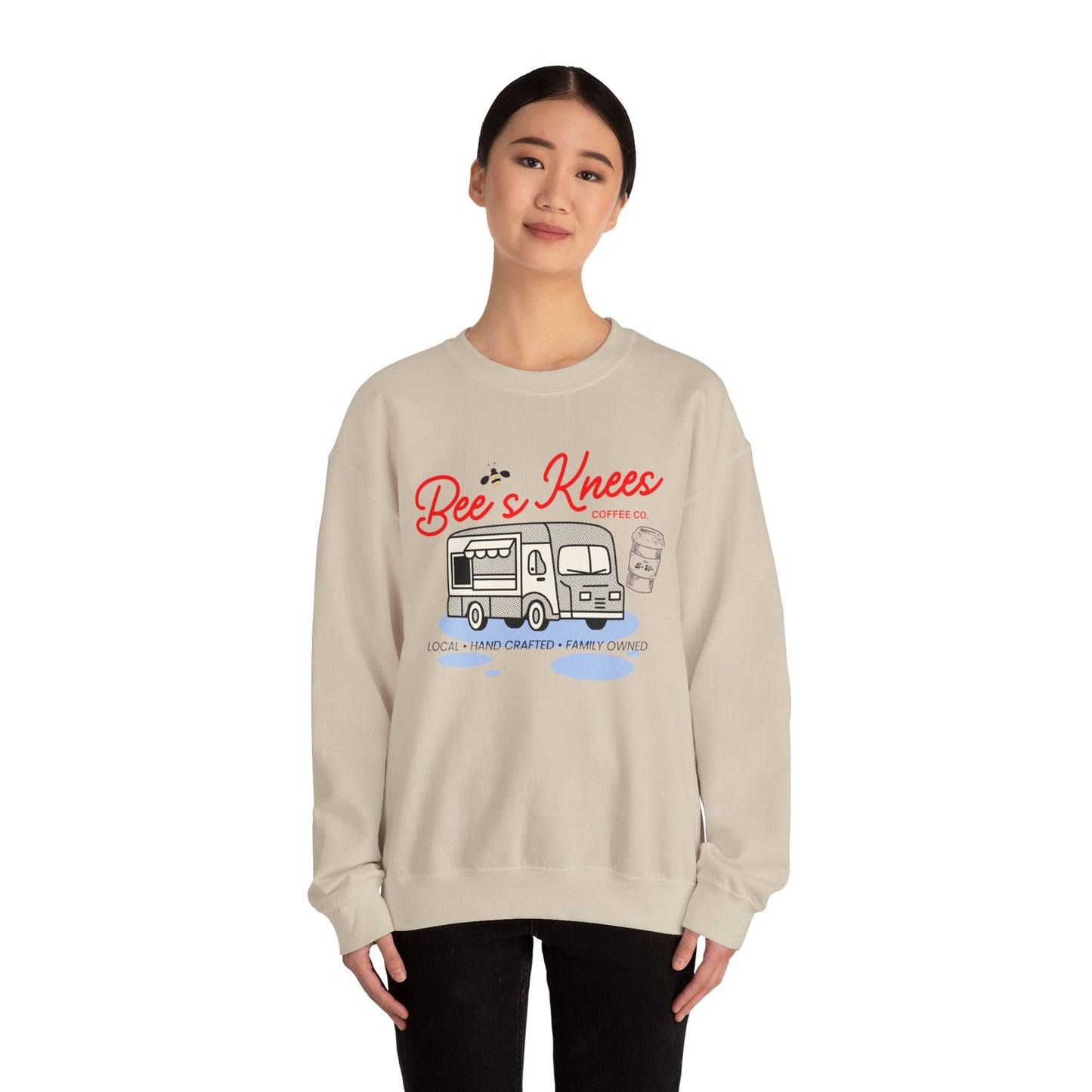Bee's Knees Truck Unisex Heavy Blend™ Crewneck Sweatshirt