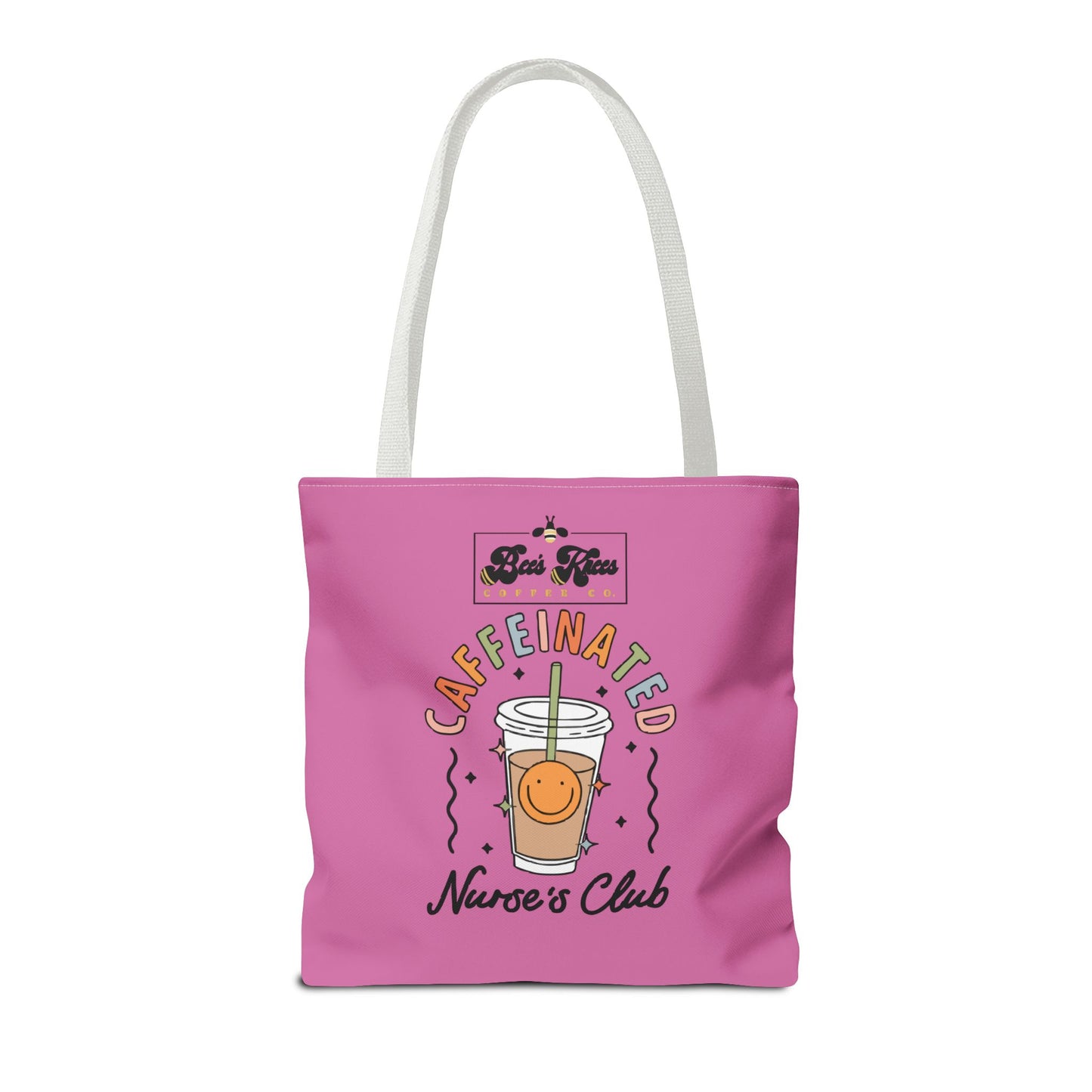 Caffeinated Nurse Club/Bee's Knees Tote Bag (AOP)