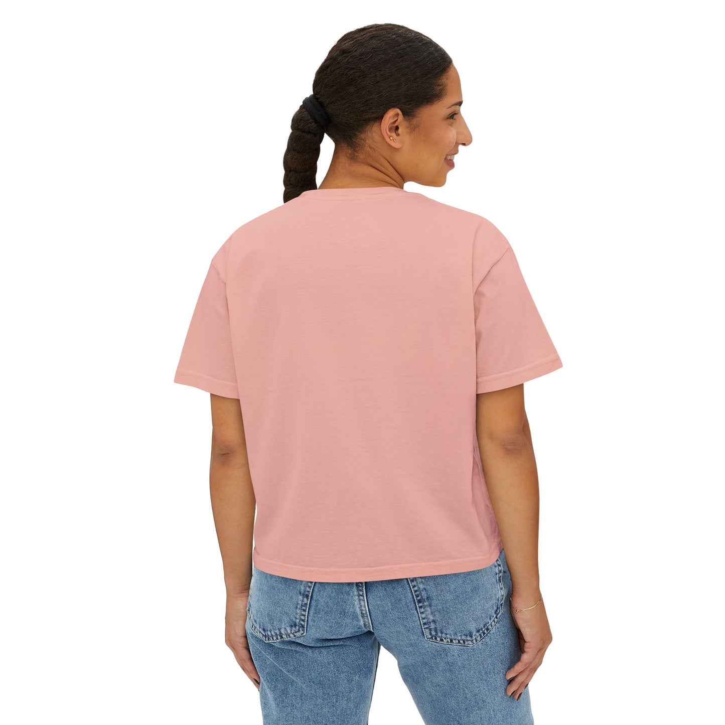 I Love Bees Knees Coffee Co. Women's Boxy Tee - Cute Casual Top for Coffee Lovers