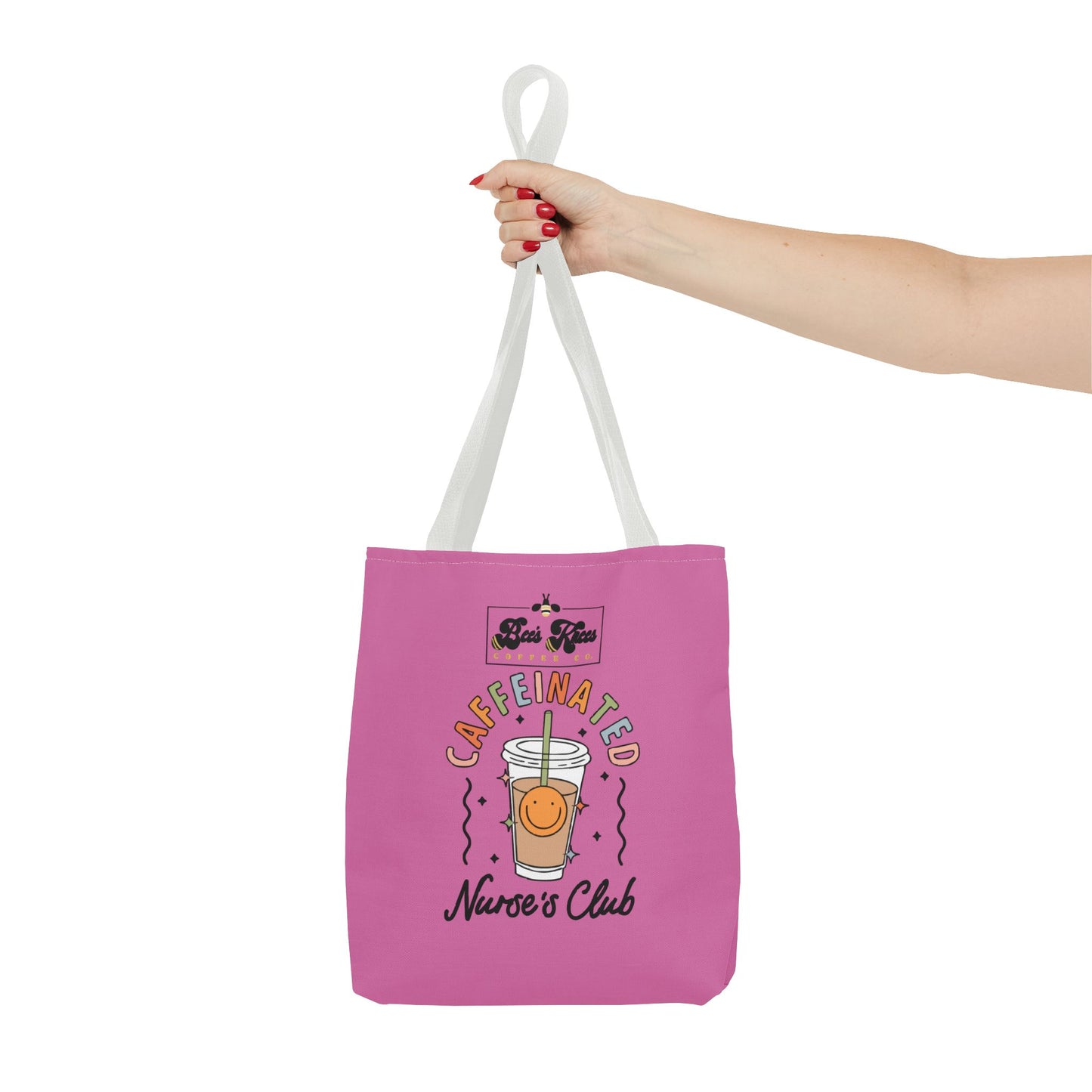 Caffeinated Nurse Club/Bee's Knees Tote Bag (AOP)