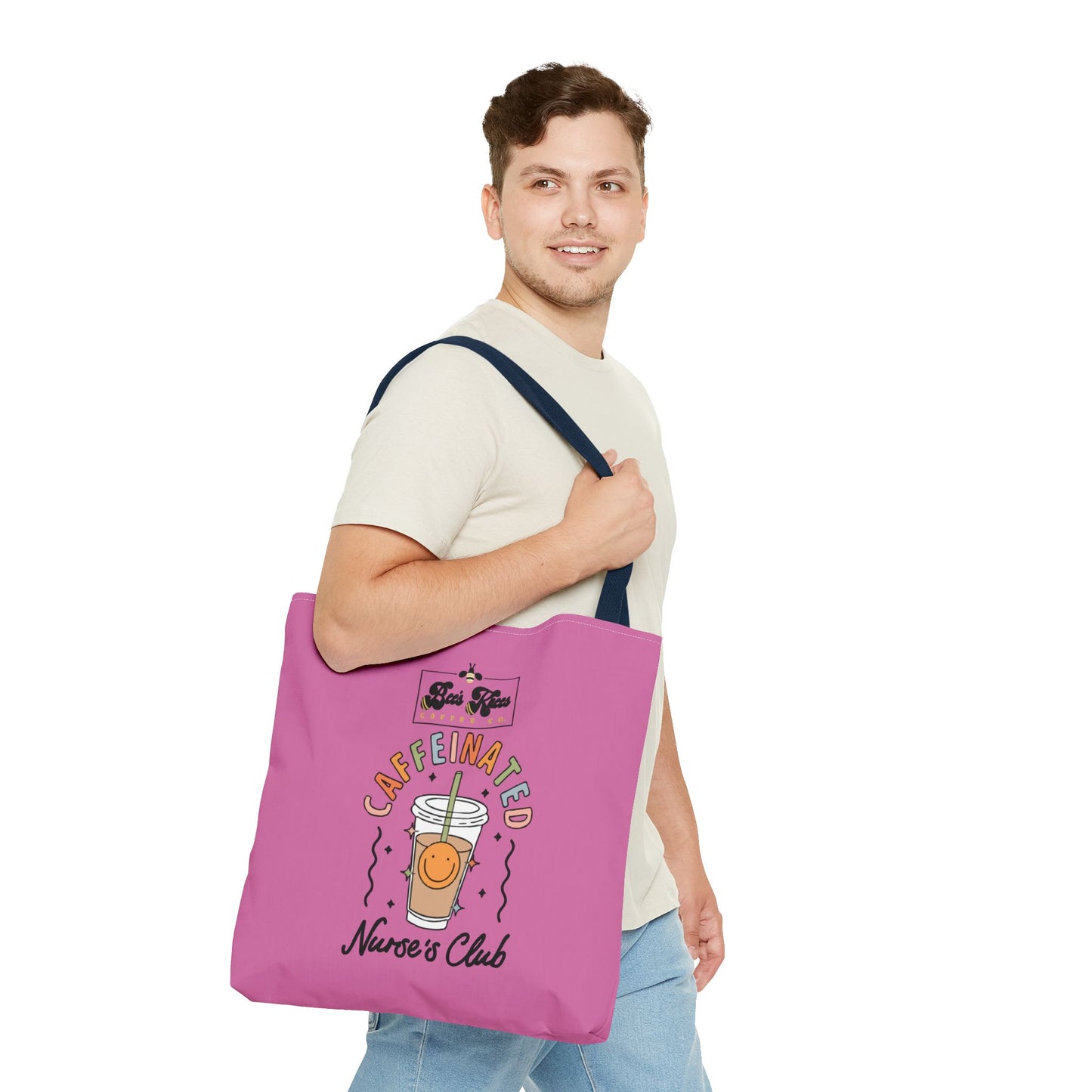 Caffeinated Nurse Club/Bee's Knees Tote Bag (AOP)