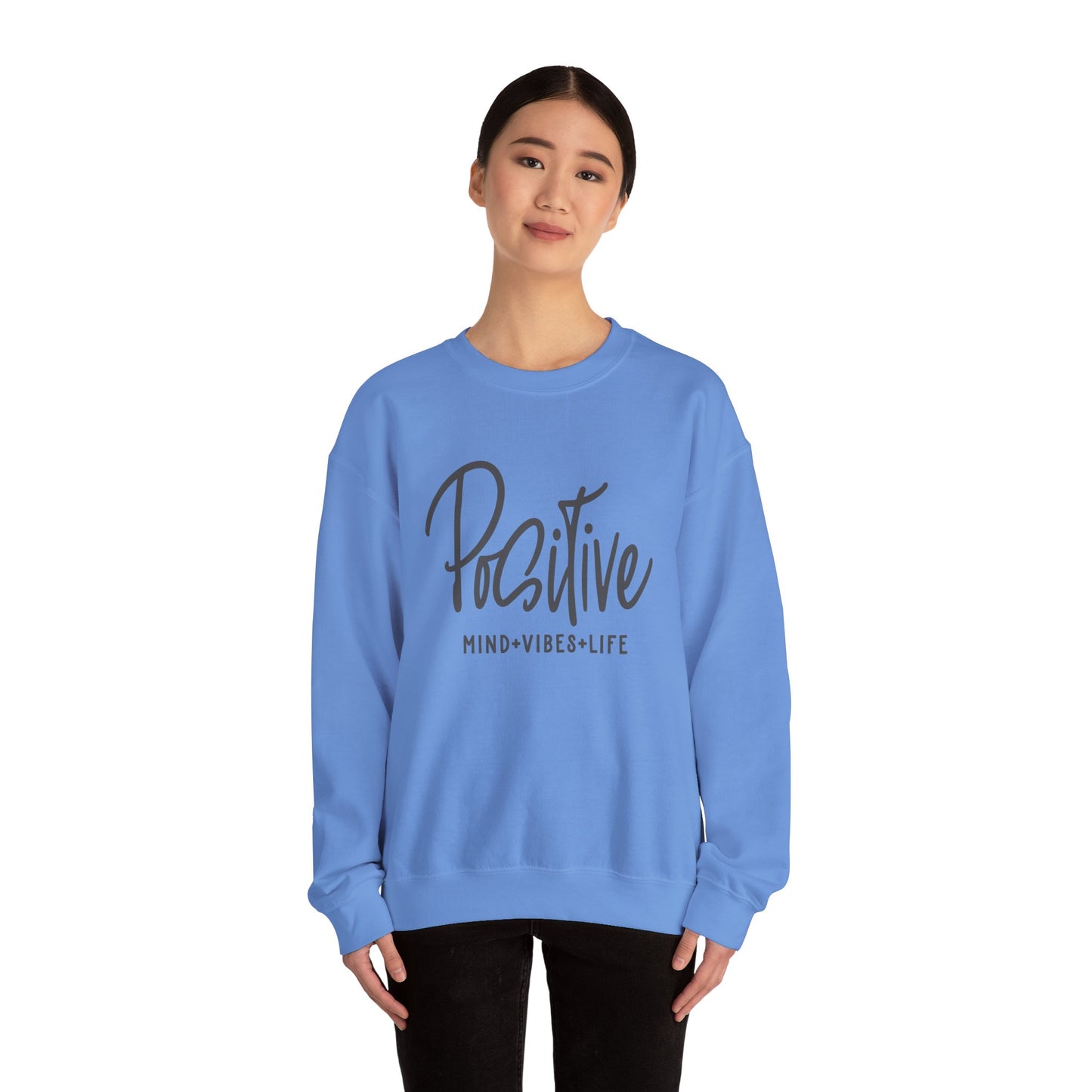 Positive Vibes Unisex Heavy Blend™ Crewneck Sweatshirt
