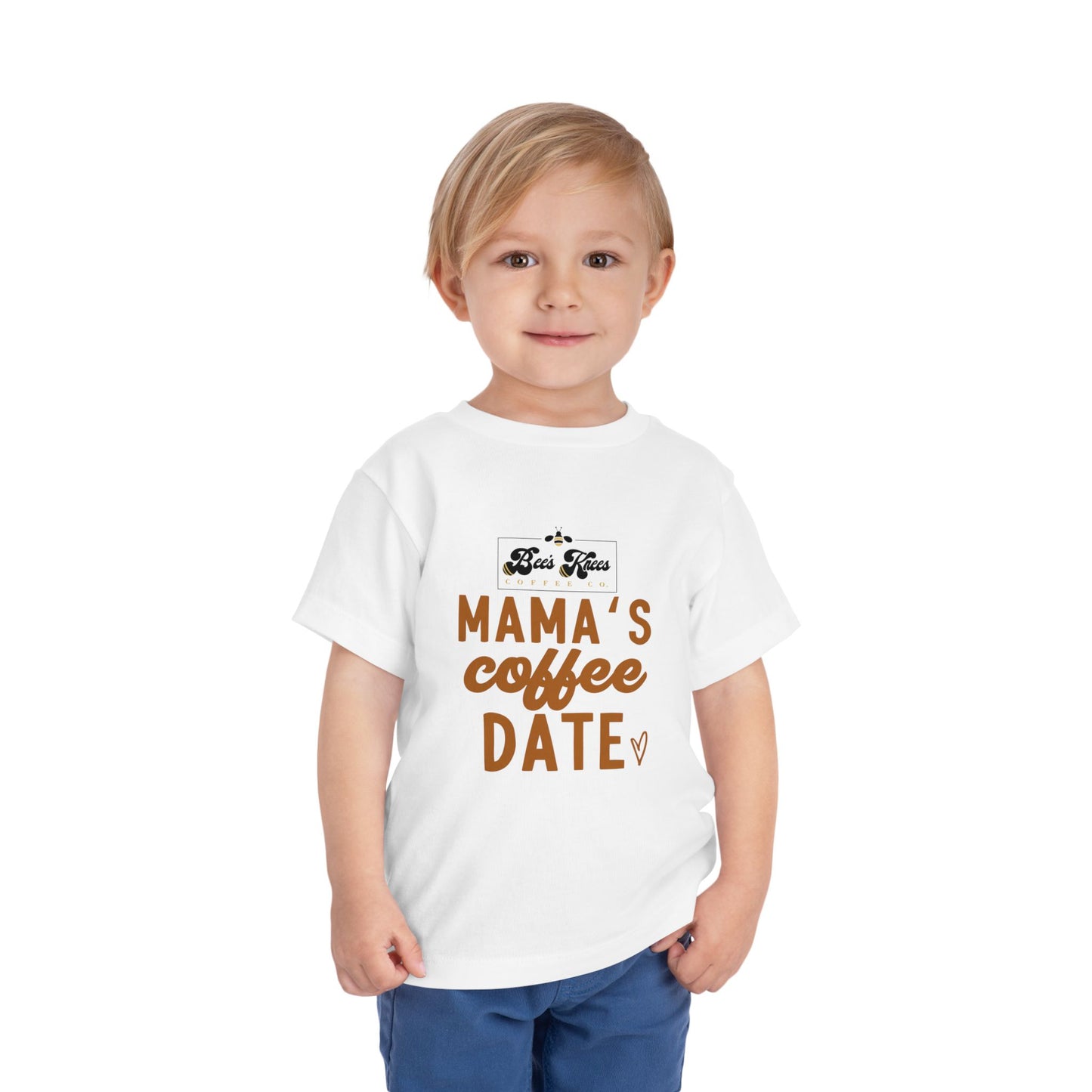 Mama's Bee's Knees Coffee Date Toddler Short Sleeve Tee
