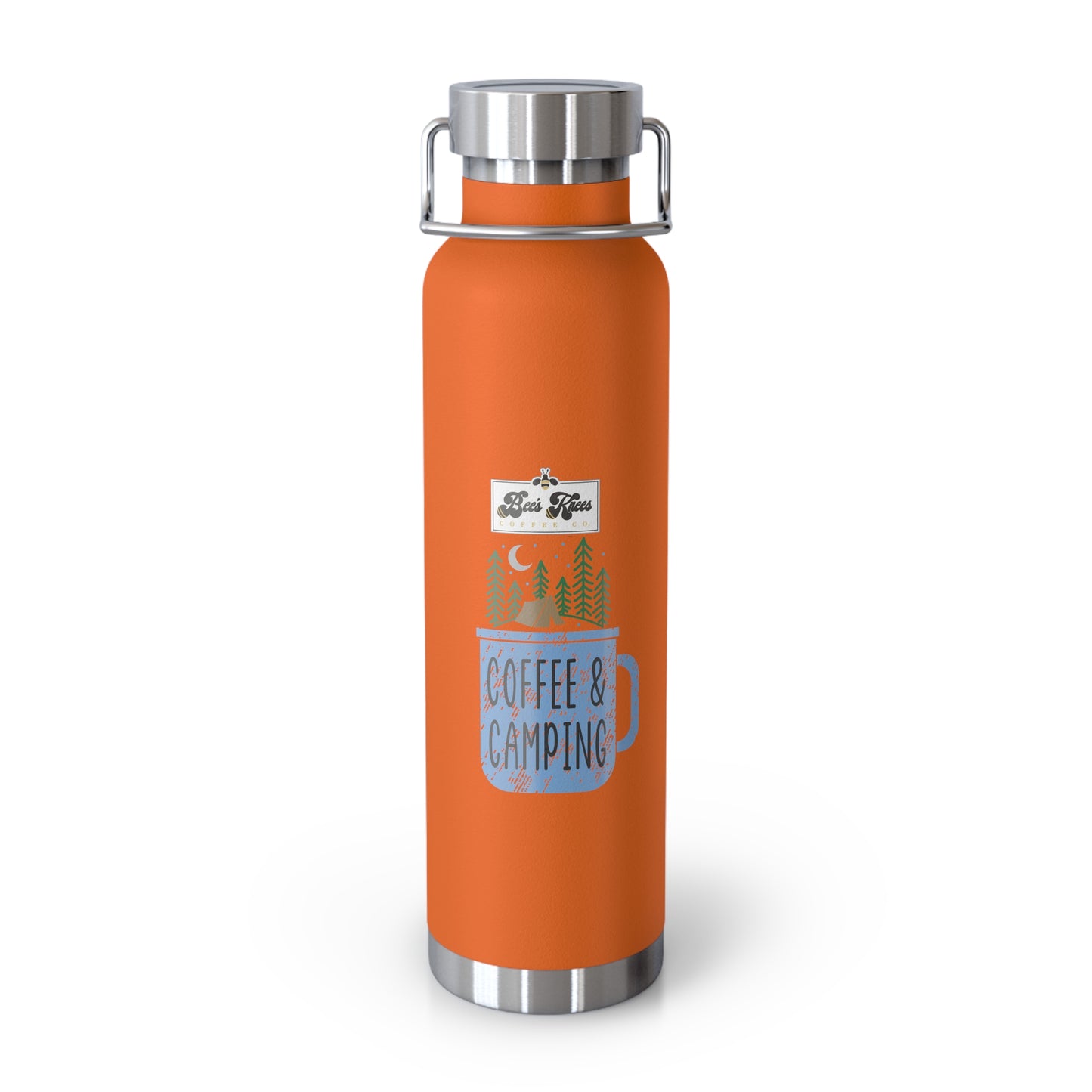 Bee's Knees/Camping Copper Vacuum Insulated Bottle, 22oz