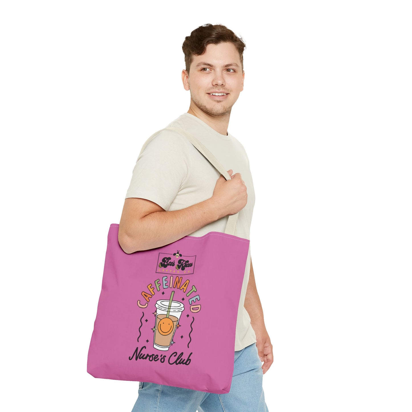 Caffeinated Nurse Club/Bee's Knees Tote Bag (AOP)