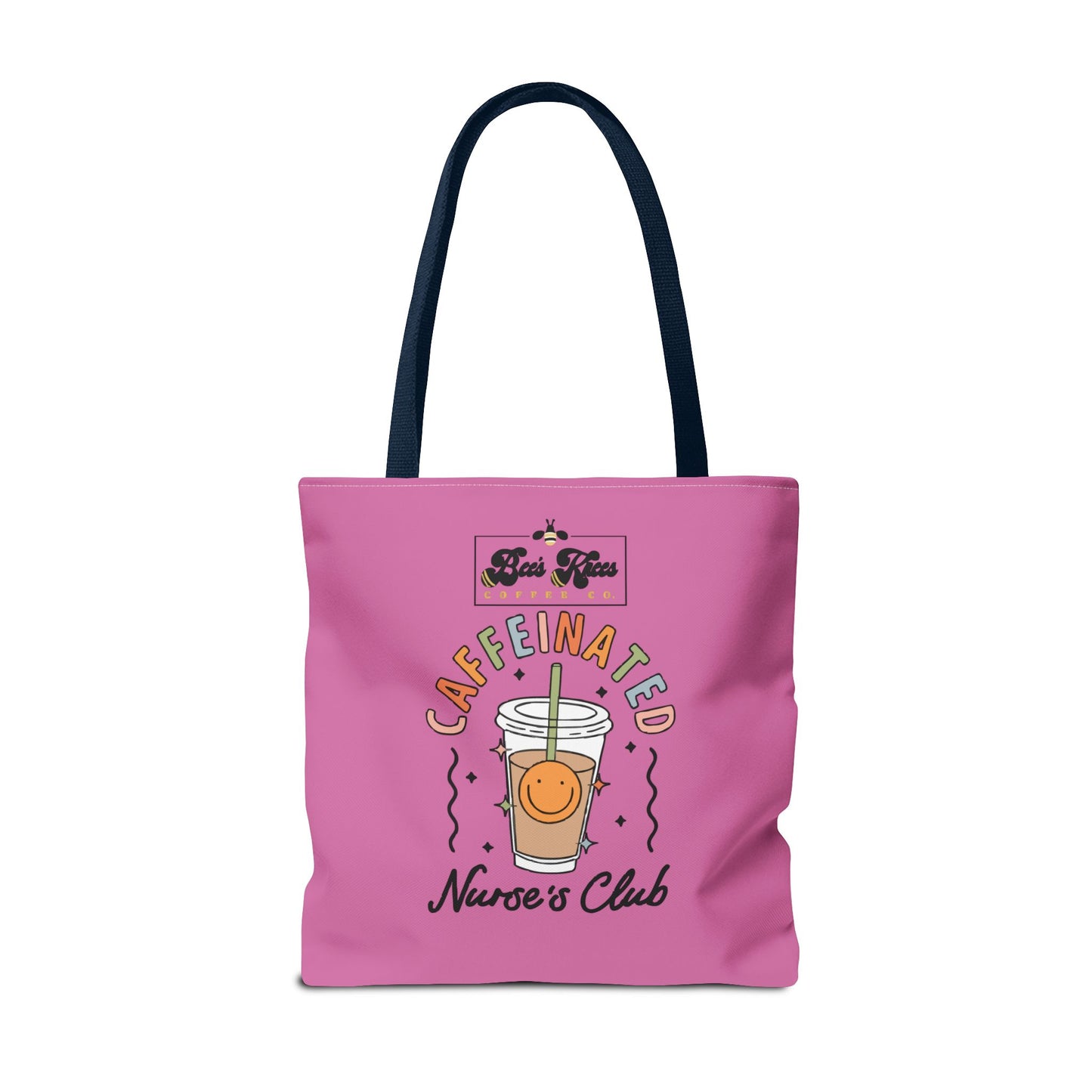 Caffeinated Nurse Club/Bee's Knees Tote Bag (AOP)