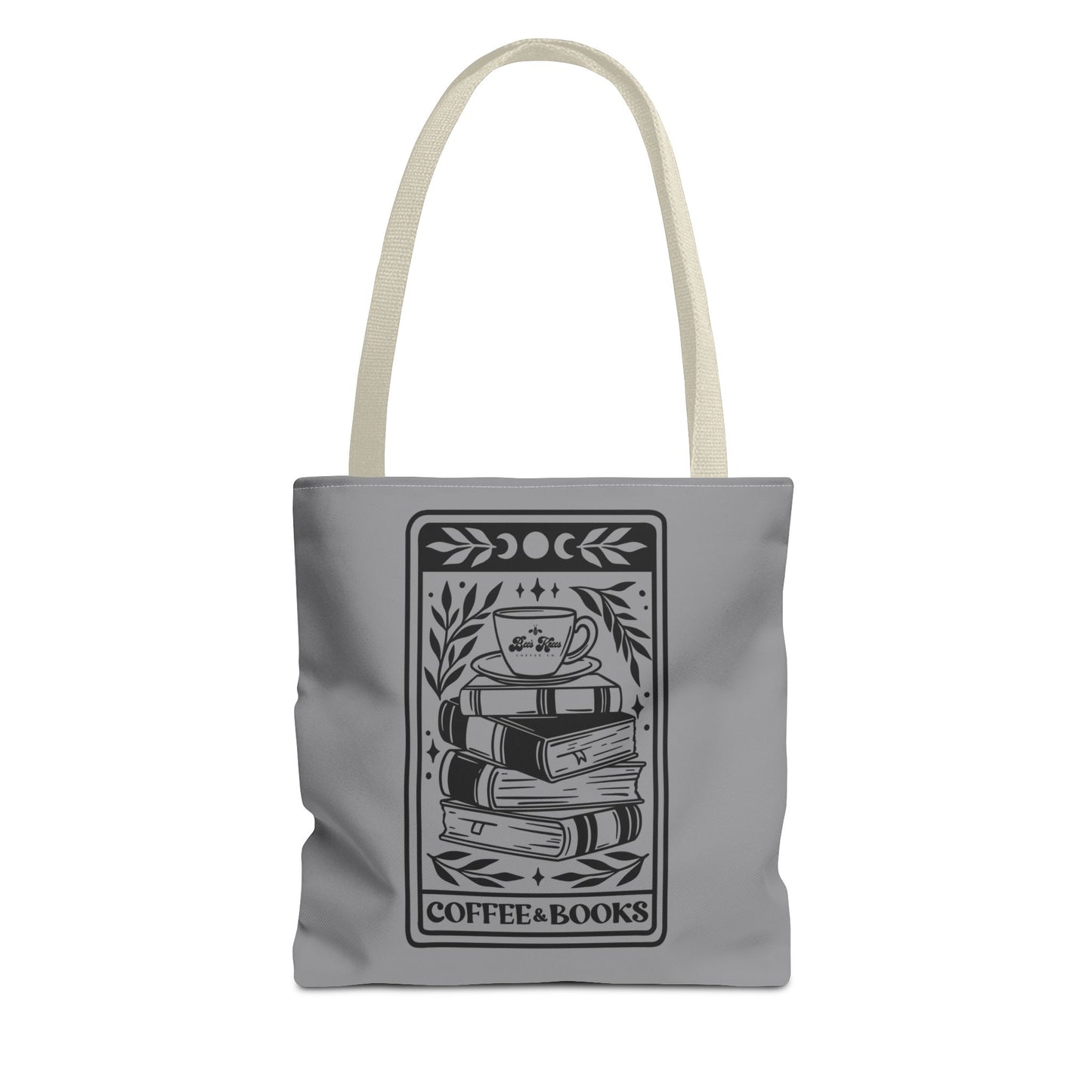 Bee's Knees Coffee & Books Tote Bag (AOP)