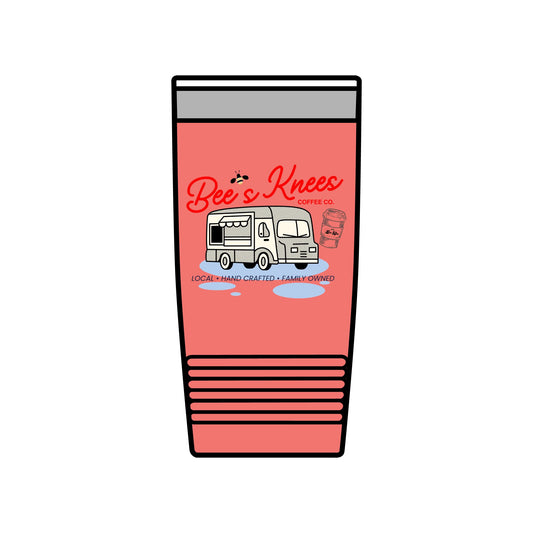 Bee's Knees Coffee Co. Insulated Tumbler - 20oz Travel Mug for Coffee Lovers