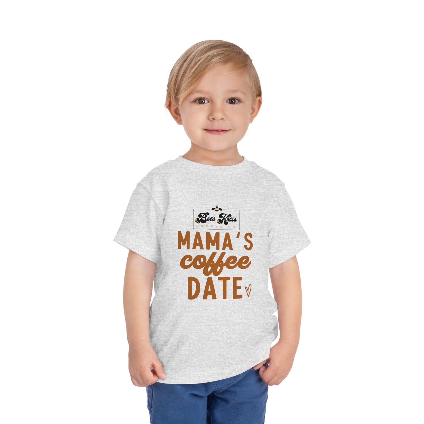 Mama's Bee's Knees Coffee Date Toddler Short Sleeve Tee