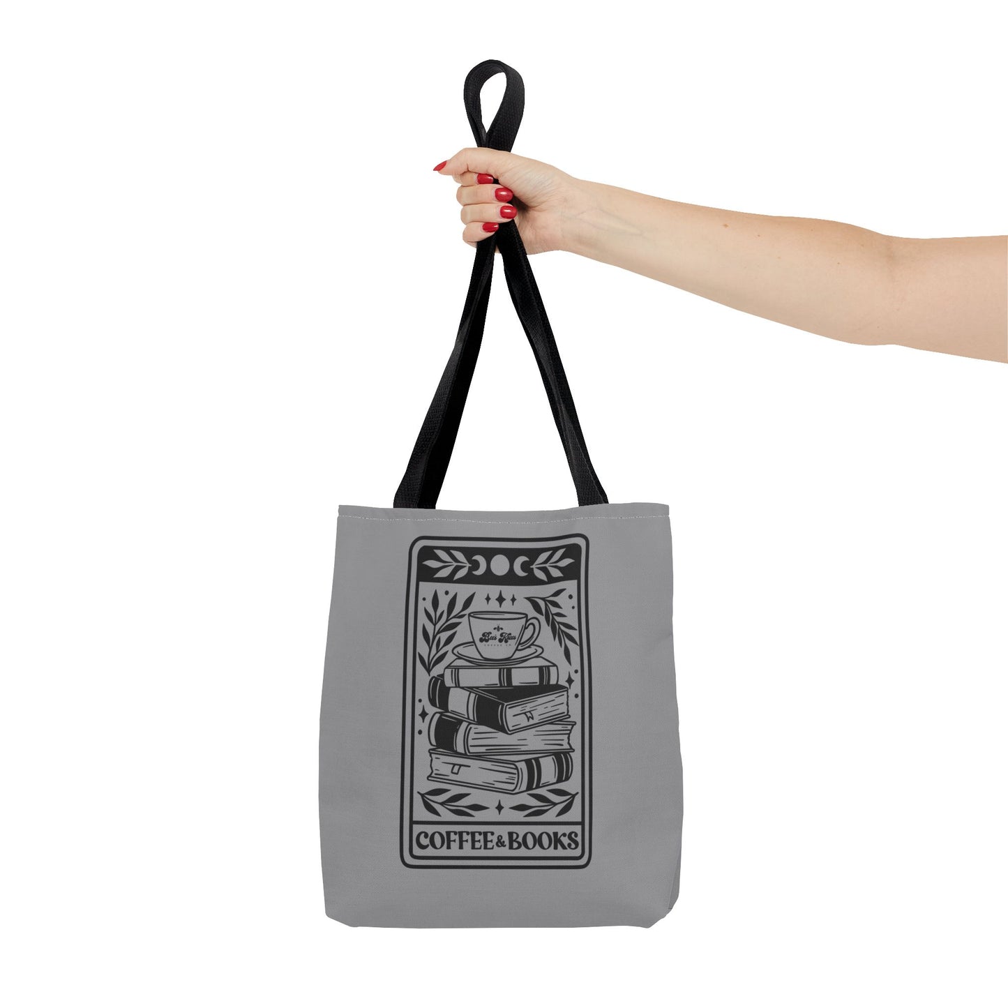 Bee's Knees Coffee & Books Tote Bag (AOP)