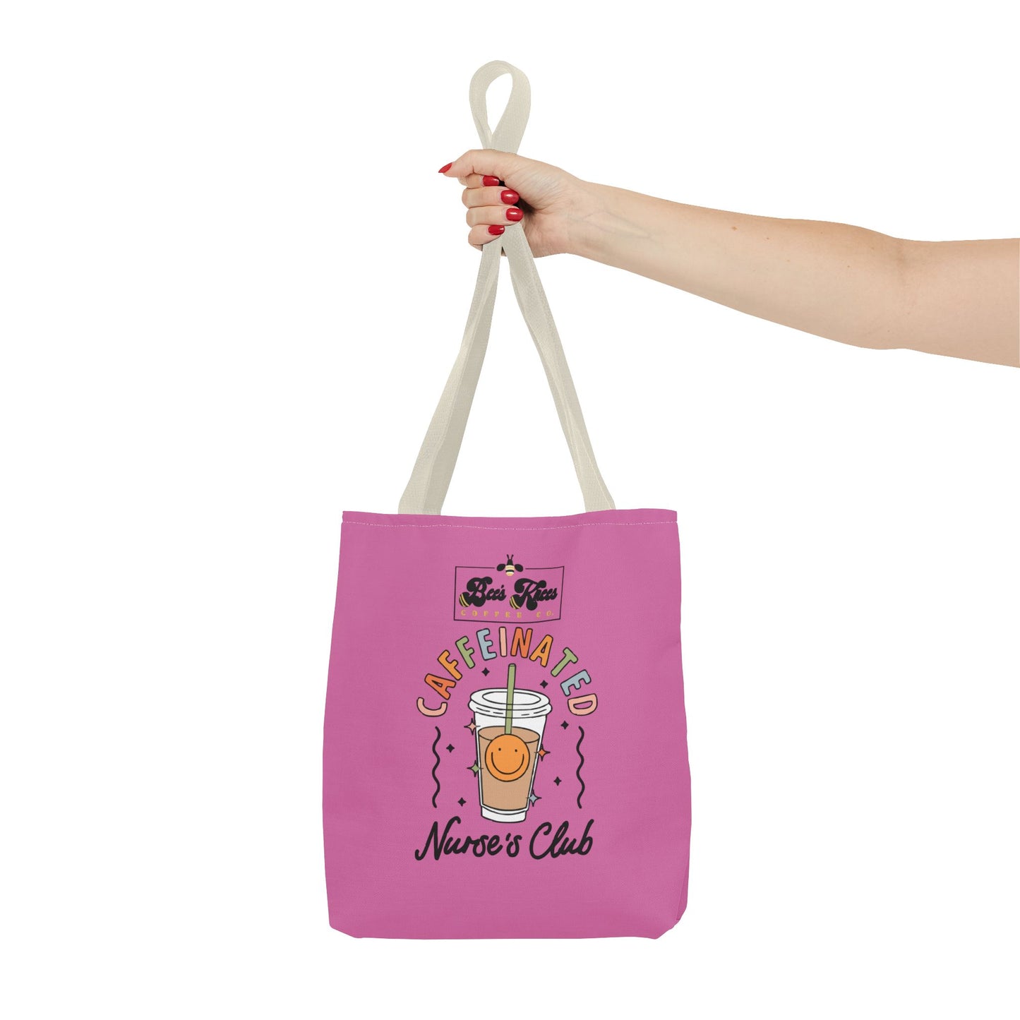 Caffeinated Nurse Club/Bee's Knees Tote Bag (AOP)